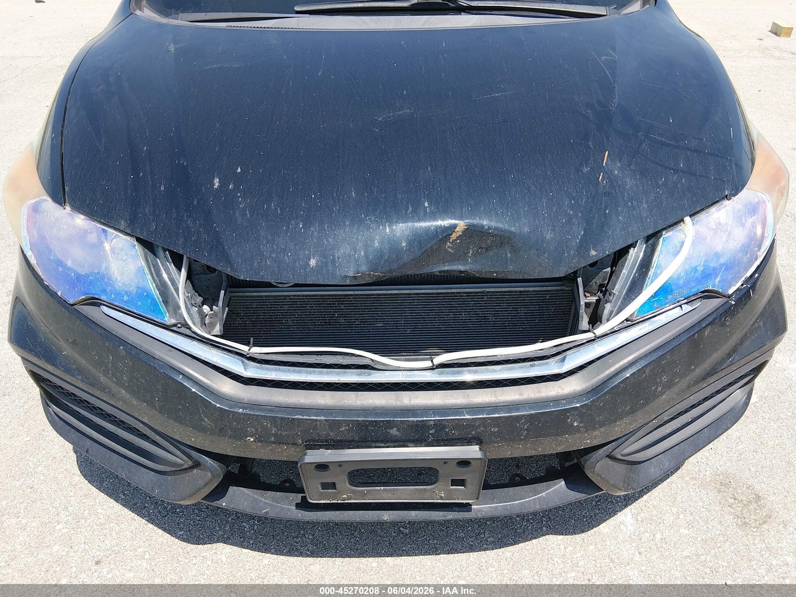 2015 Honda Civic Lx Black vin: 2HGFG3B56FH532696