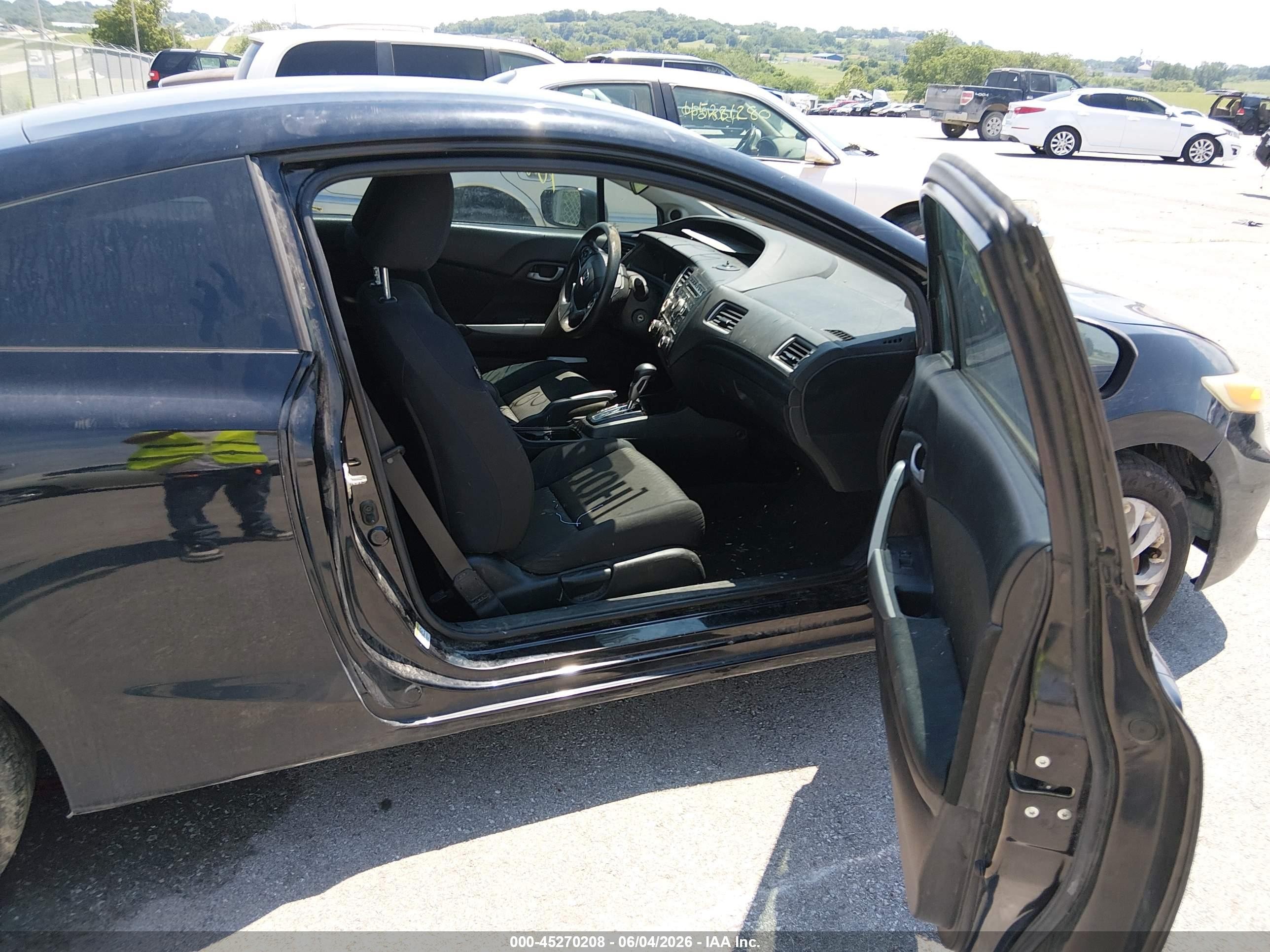 2015 Honda Civic Lx Black vin: 2HGFG3B56FH532696
