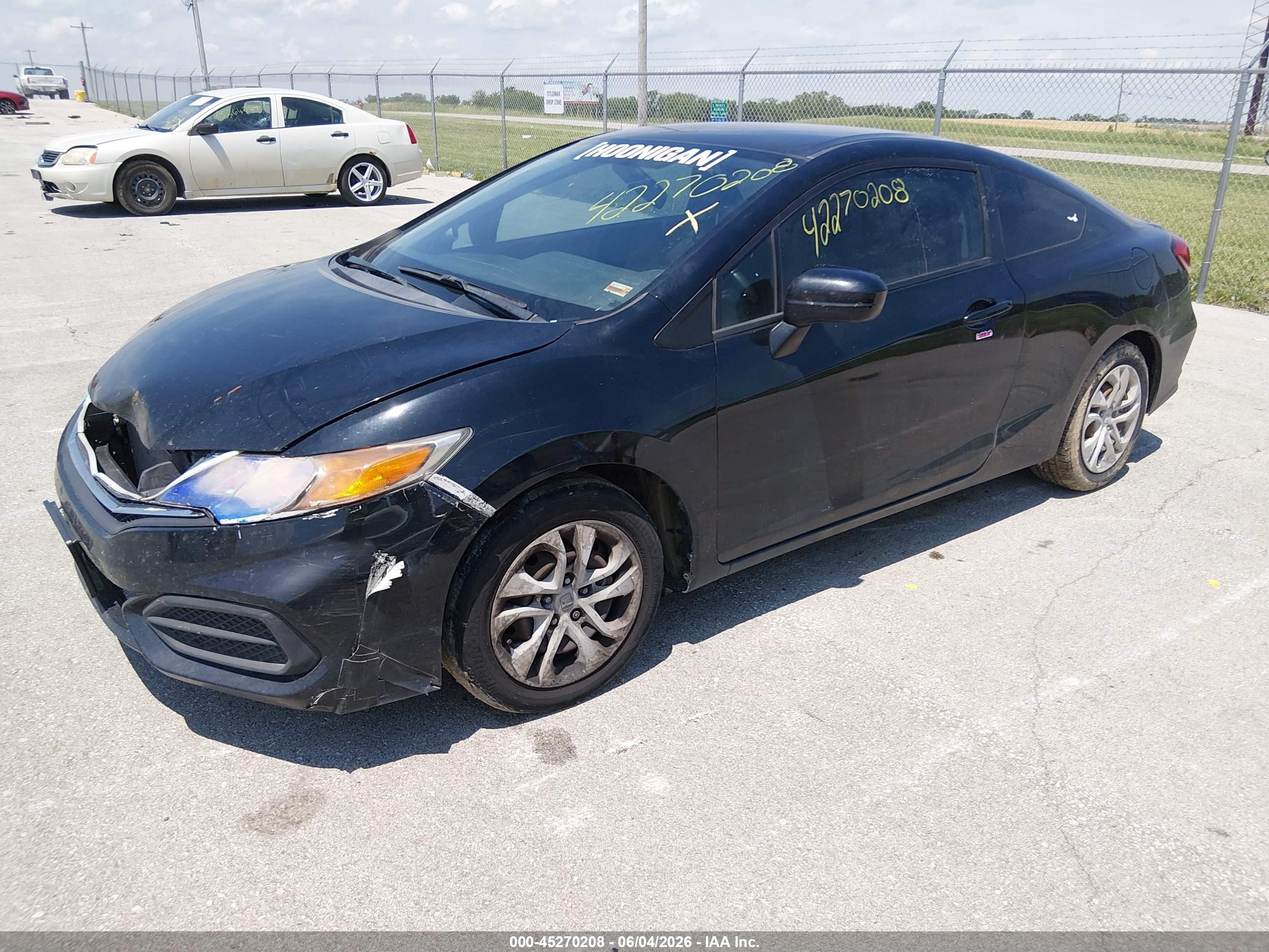 2015 Honda Civic Lx Black vin: 2HGFG3B56FH532696