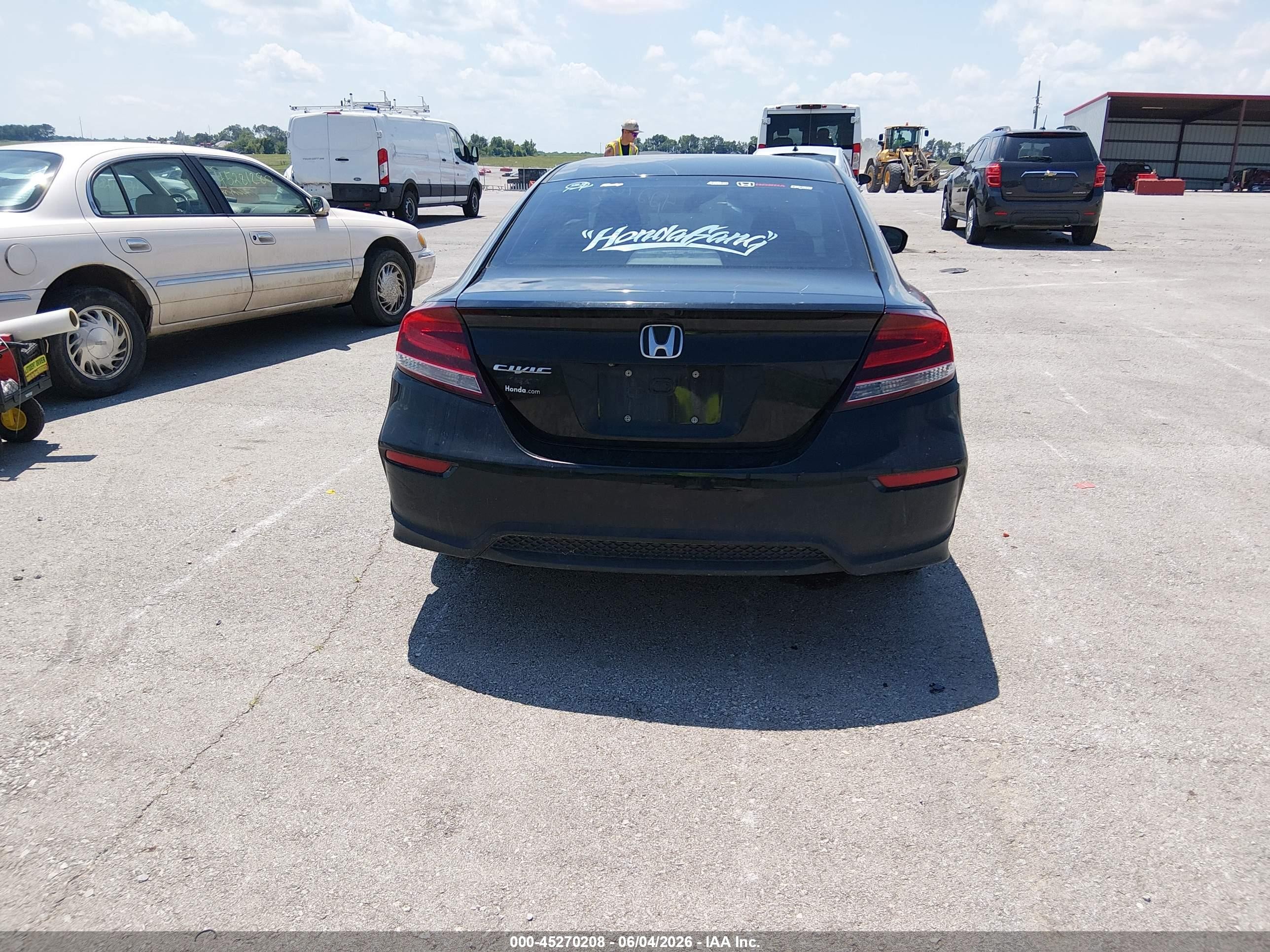 2015 Honda Civic Lx Black vin: 2HGFG3B56FH532696