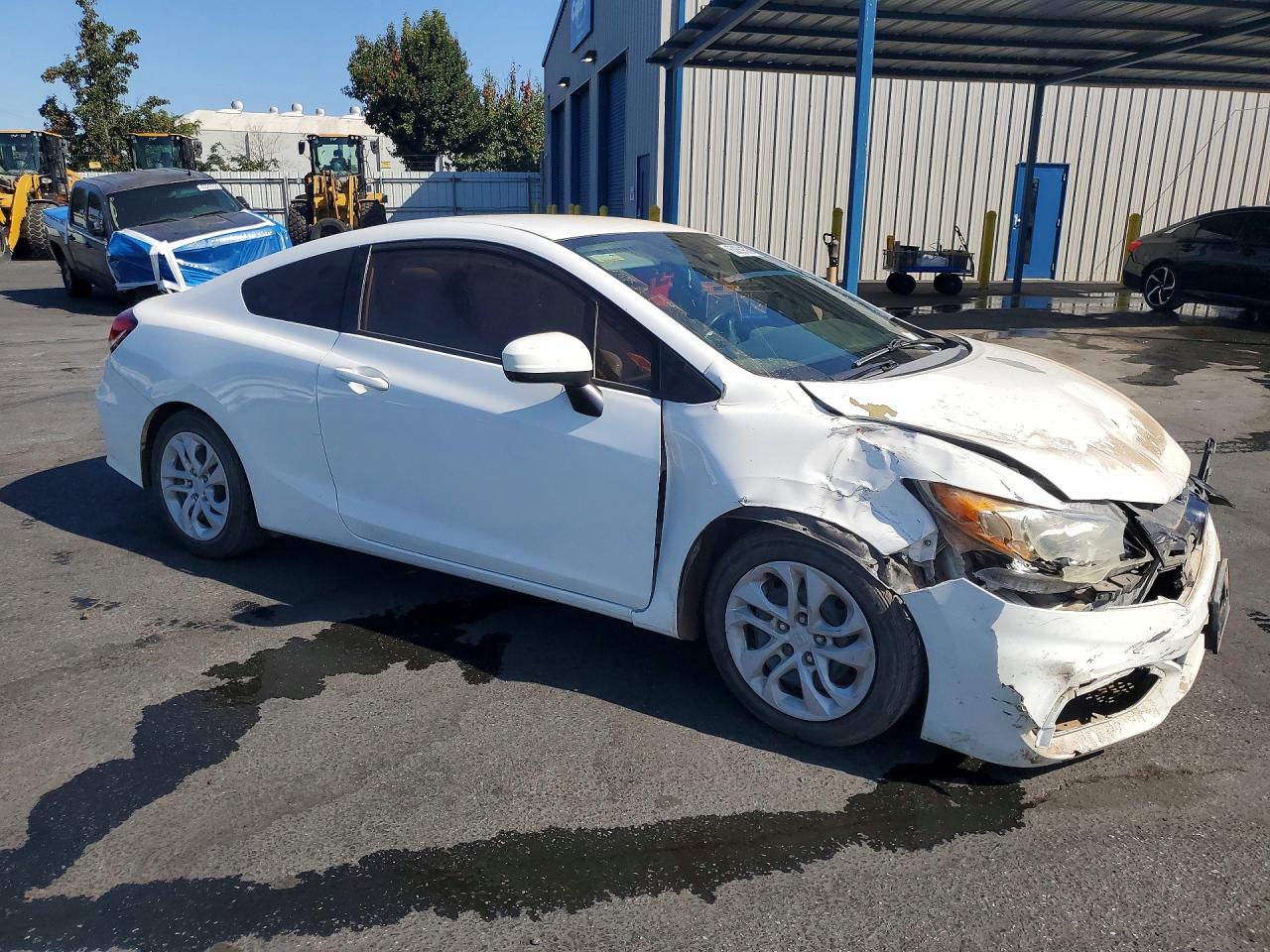 2015 Honda Civic Lx White vin: 2HGFG3B56FH533024