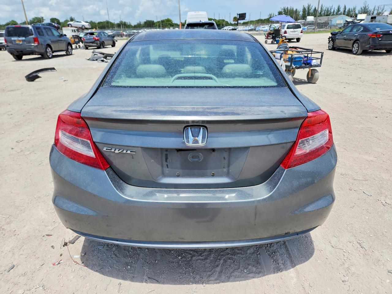 2012 Honda Civic Lx Серый vin: 2HGFG3B57CH508984
