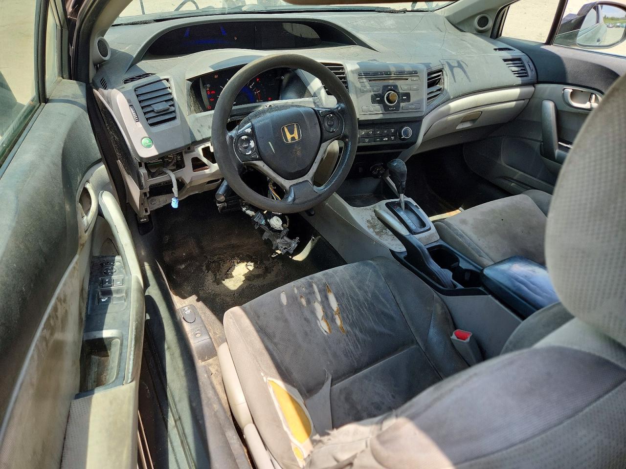 2012 Honda Civic Lx Серый vin: 2HGFG3B57CH508984