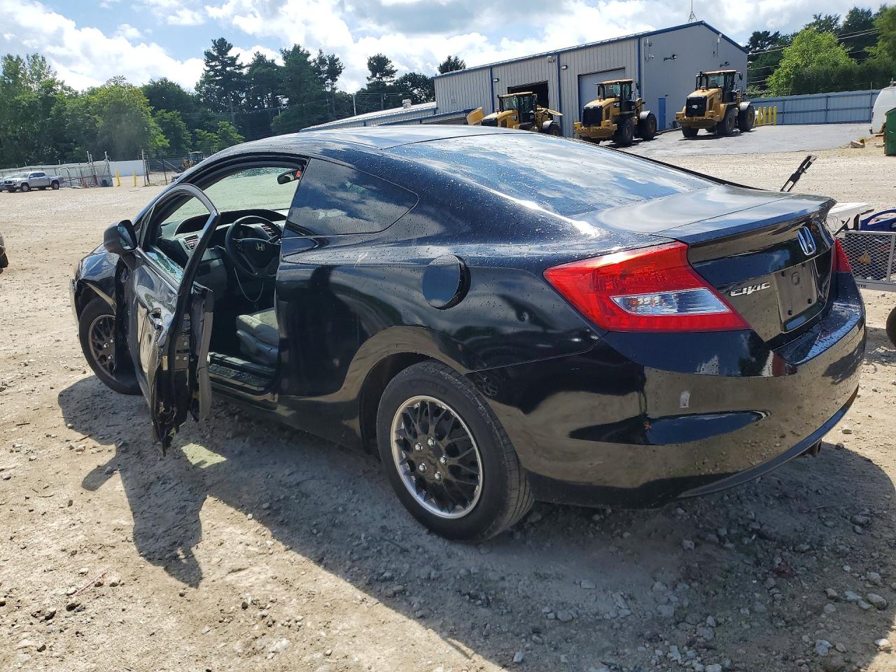 2012 Honda Civic Lx Black vin: 2HGFG3B57CH513165