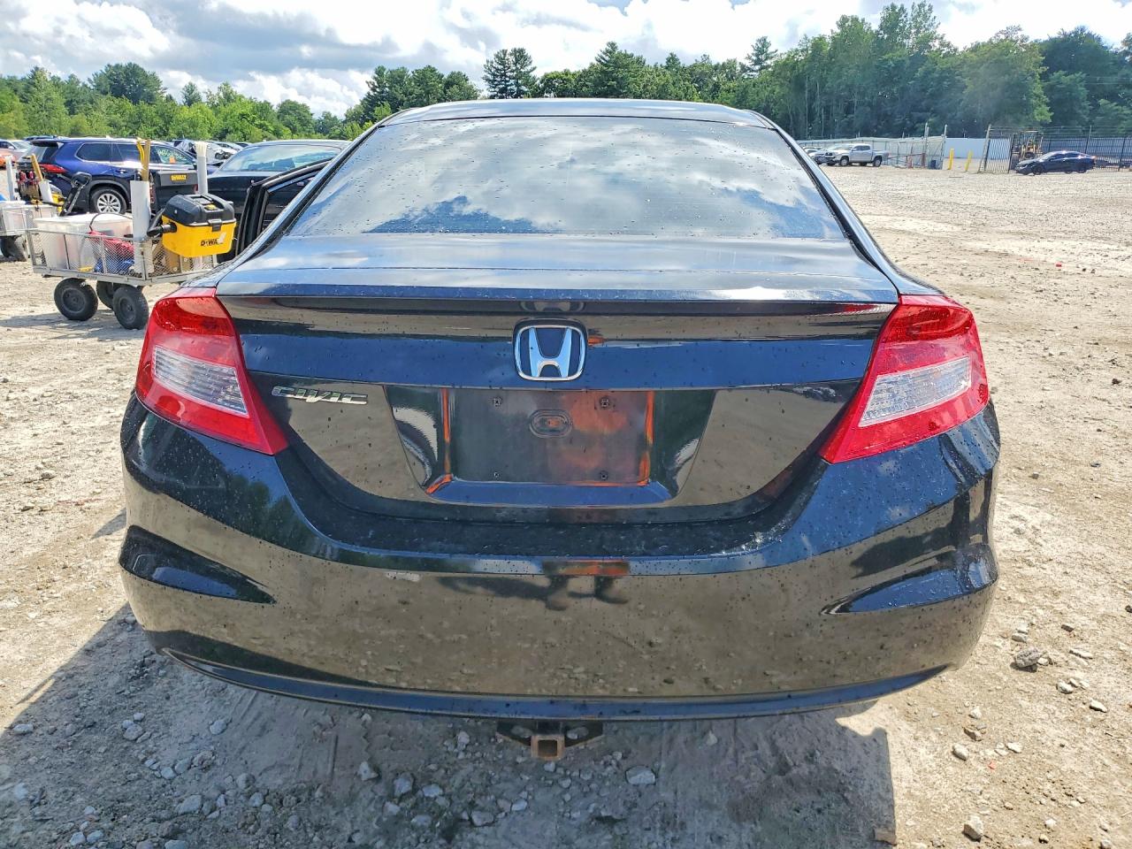 2012 Honda Civic Lx Black vin: 2HGFG3B57CH513165