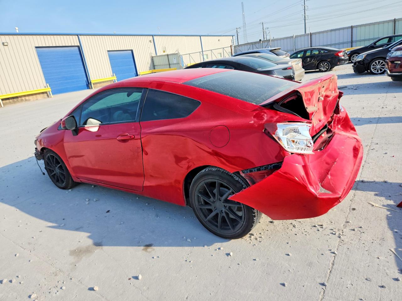 2012 Honda Civic Lx Red vin: 2HGFG3B57CH537742