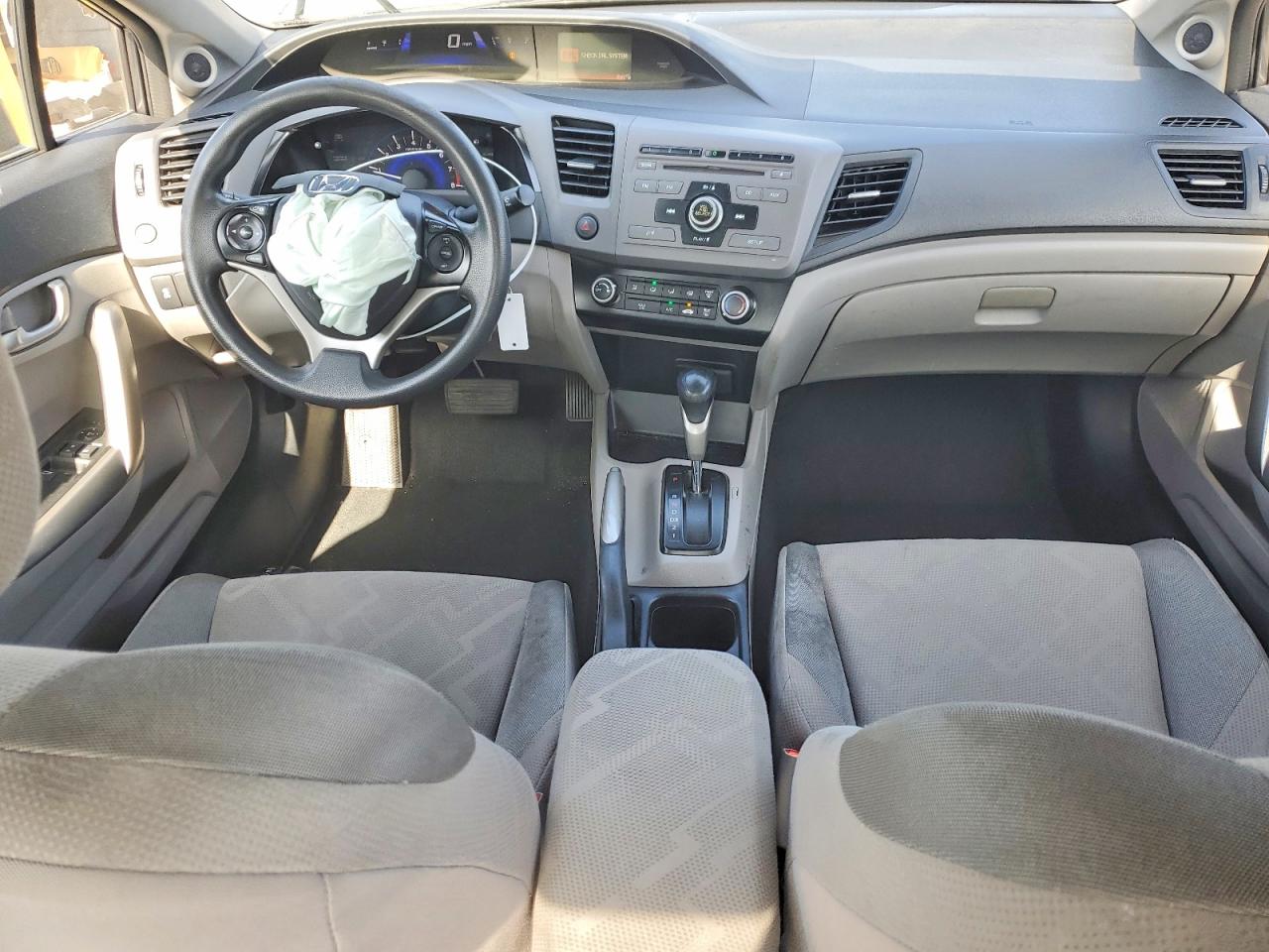 2012 Honda Civic Lx Gray vin: 2HGFG3B57CH554248