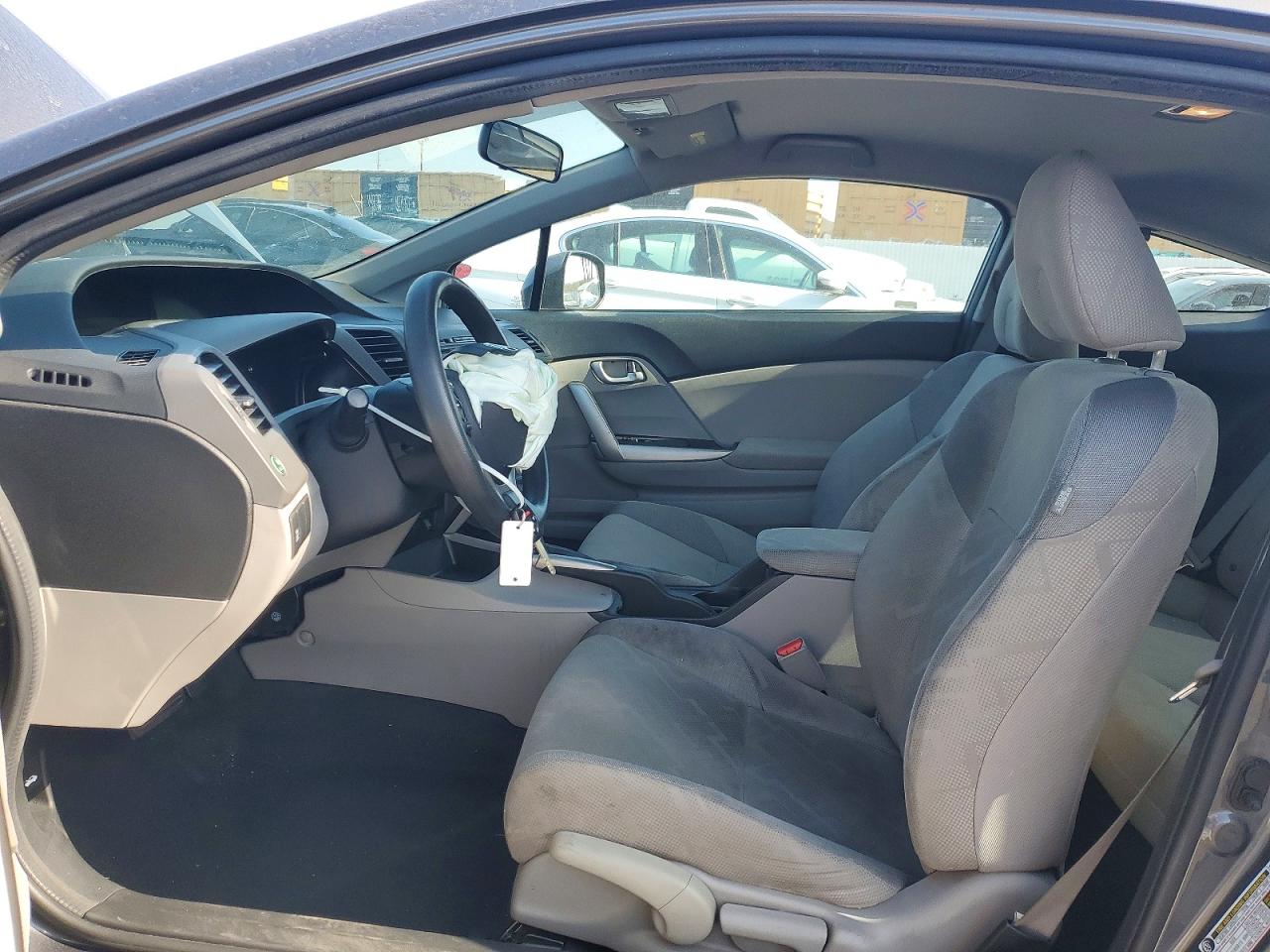2012 Honda Civic Lx Gray vin: 2HGFG3B57CH554248
