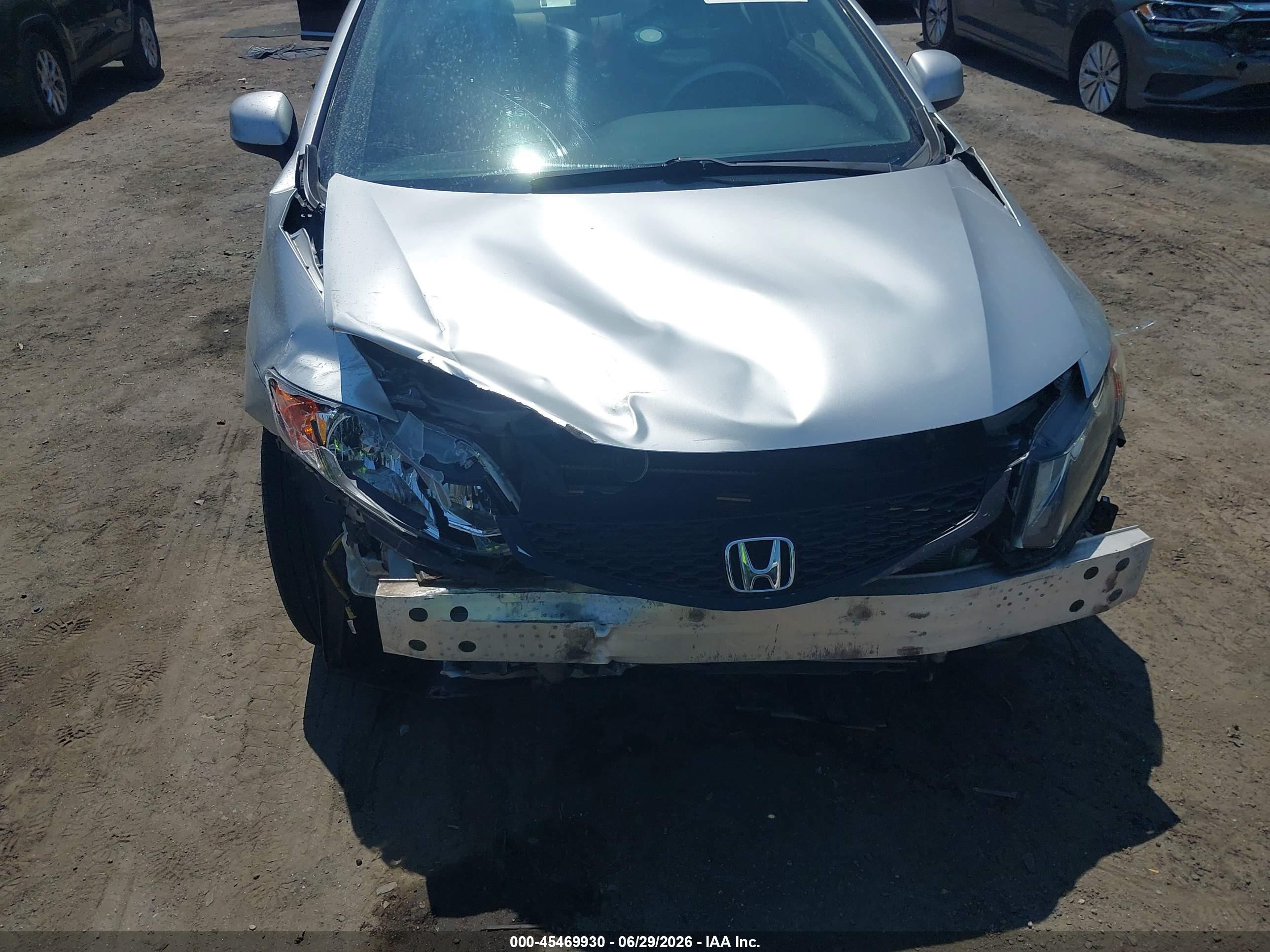 2012 Honda Civic Lx Silver vin: 2HGFG3B57CH559045