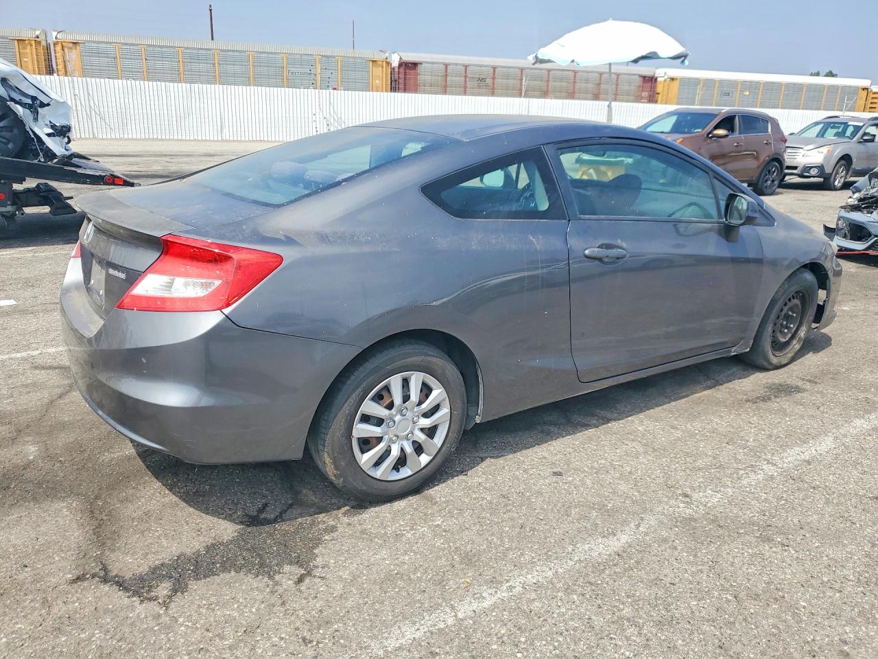2013 Honda Civic Gray vin: 2HGFG3B57DH502376