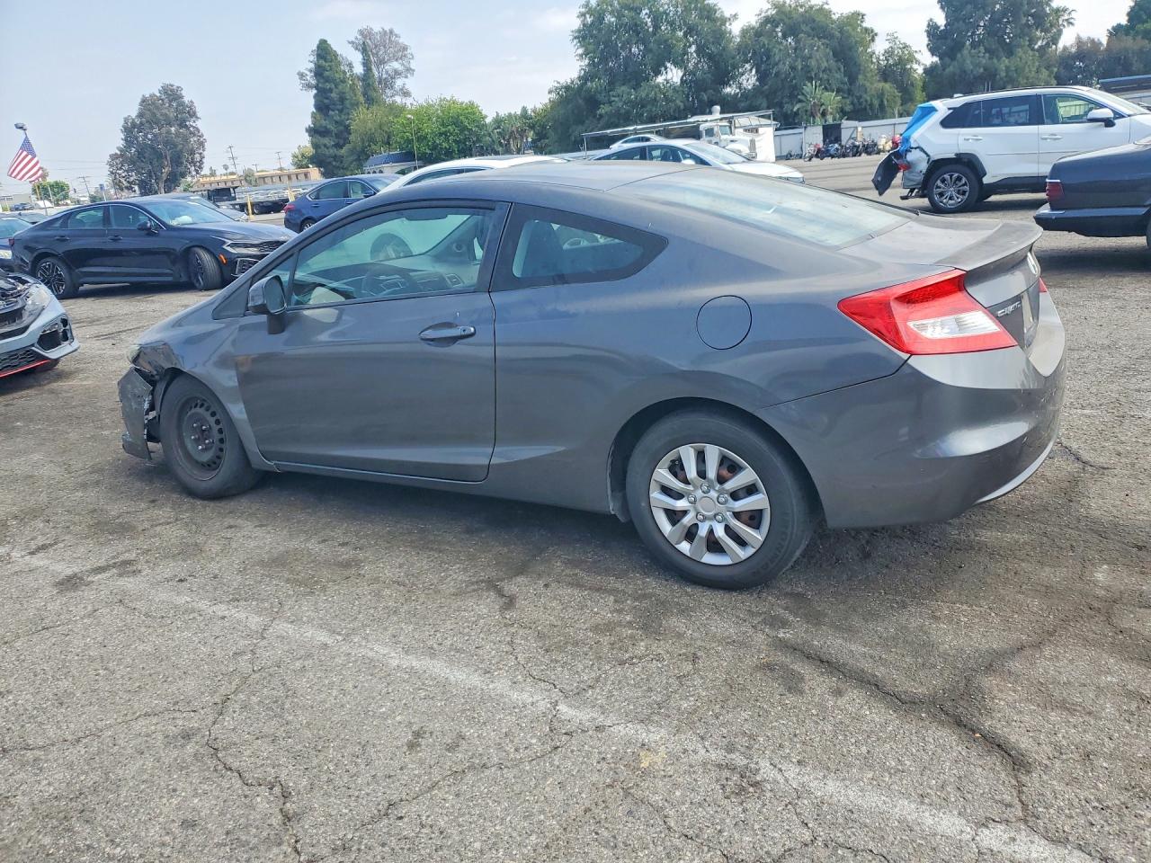 2013 Honda Civic Gray vin: 2HGFG3B57DH502376