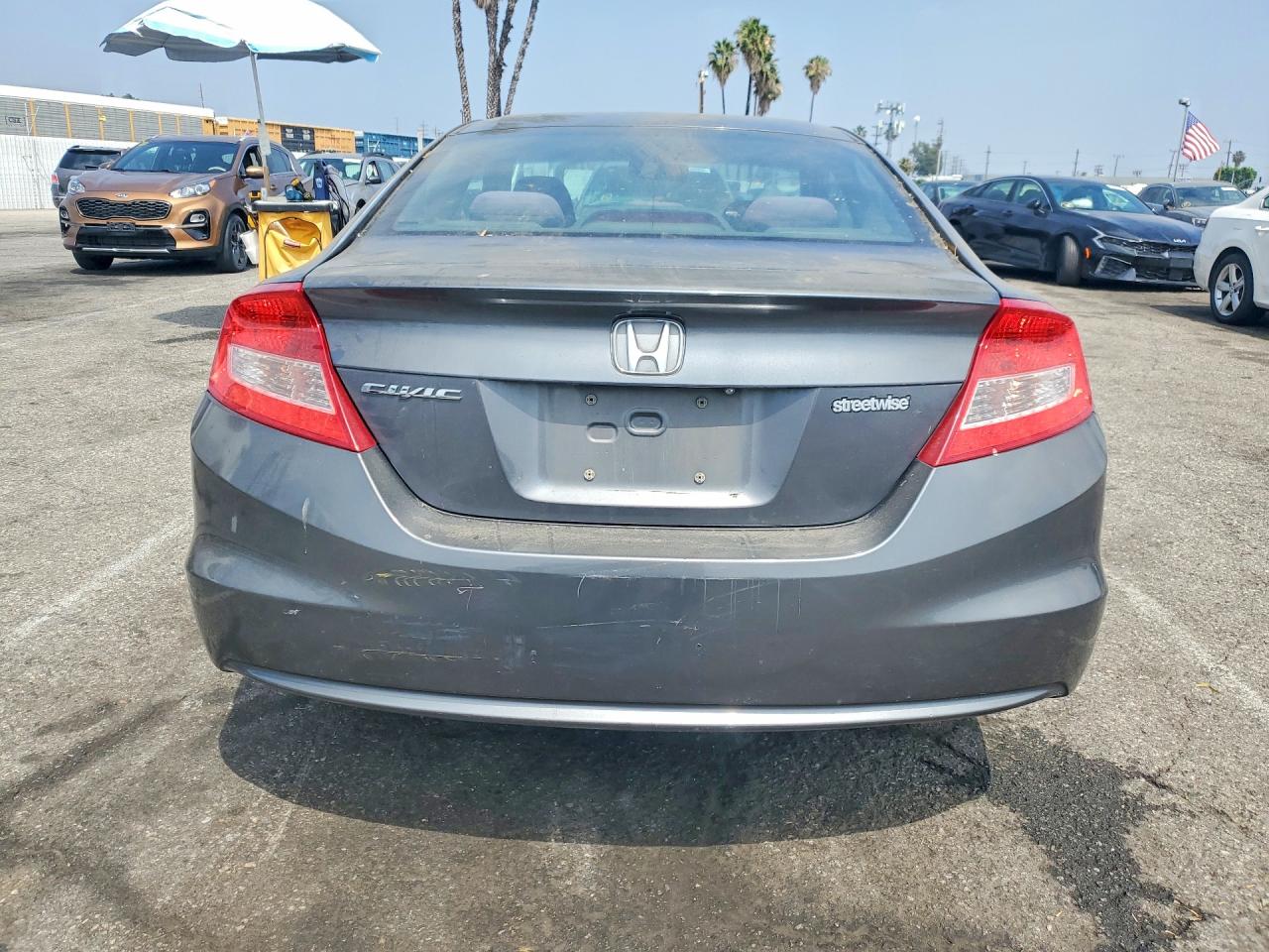 2013 Honda Civic Gray vin: 2HGFG3B57DH502376