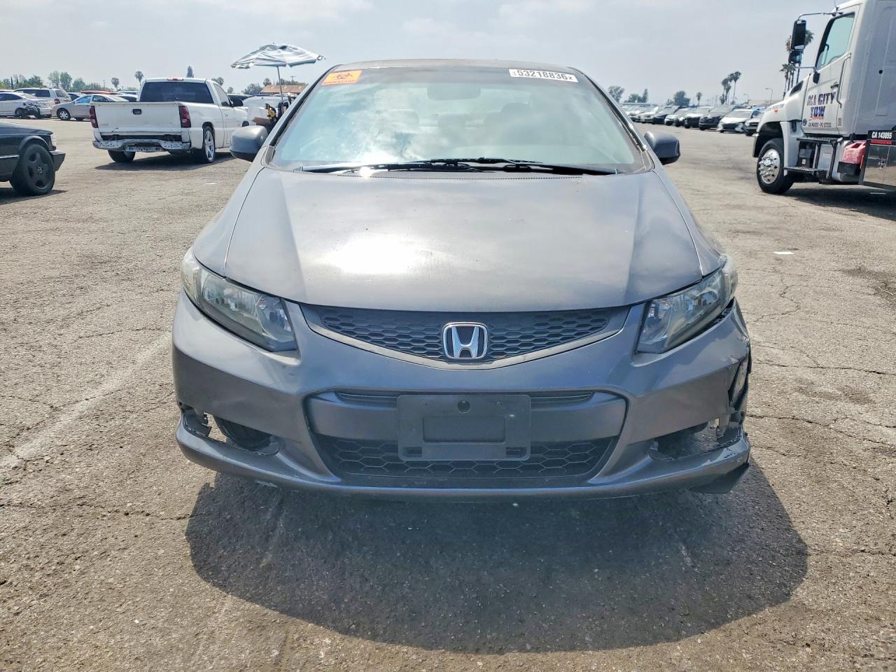 2013 Honda Civic Gray vin: 2HGFG3B57DH502376