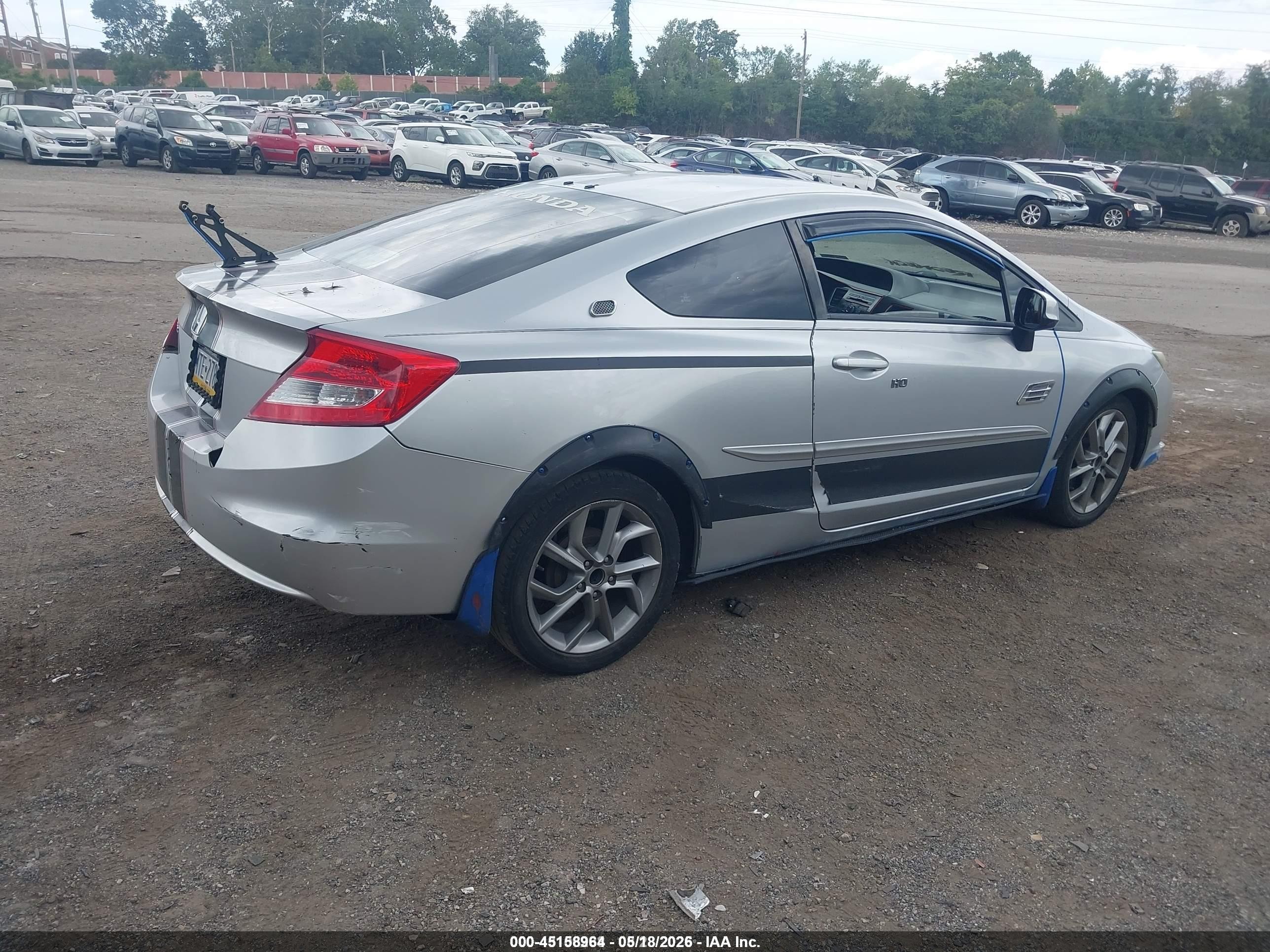 2013 Honda Civic Lx Серебряный vin: 2HGFG3B57DH508971