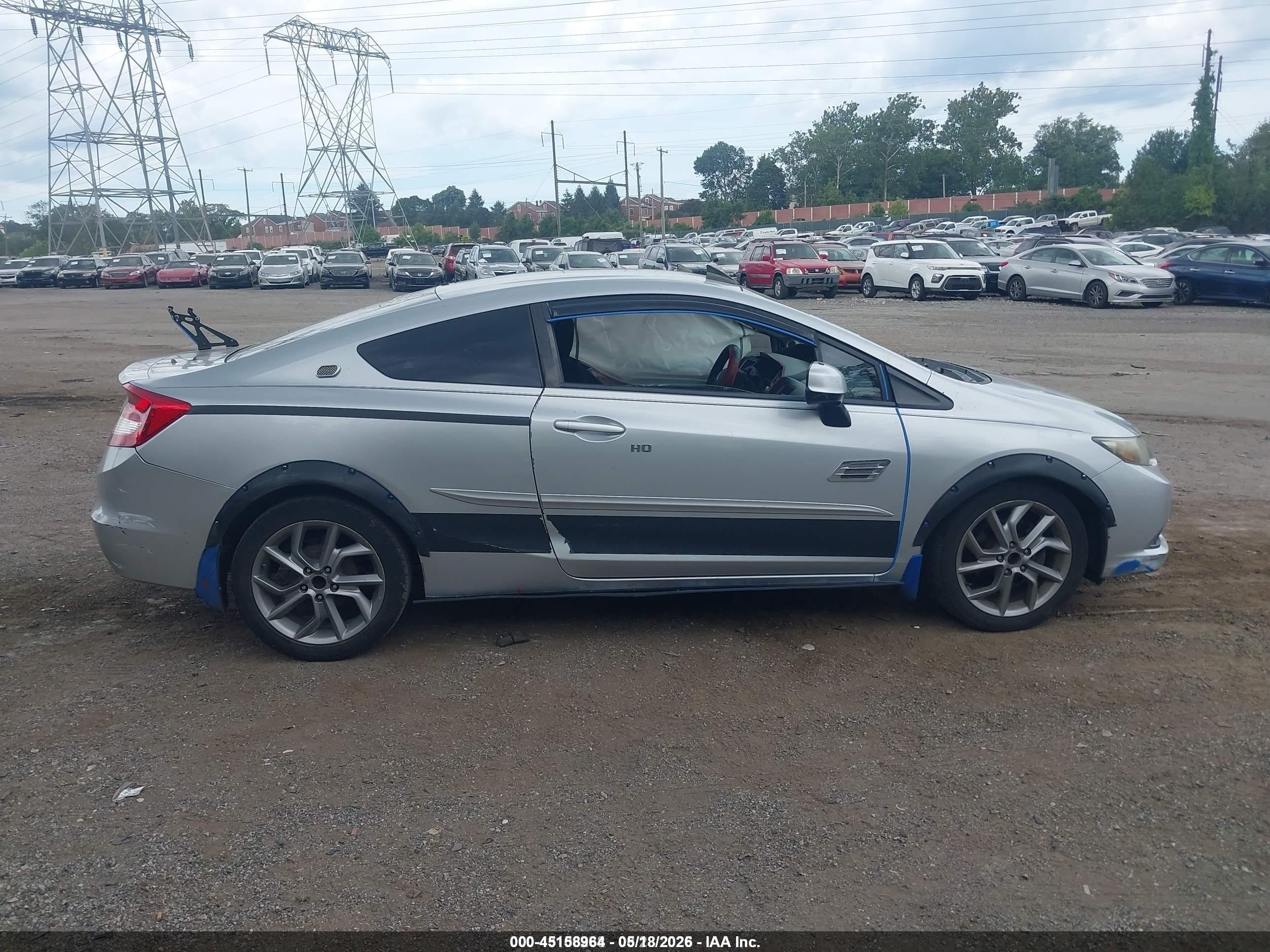 2013 Honda Civic Lx Серебряный vin: 2HGFG3B57DH508971