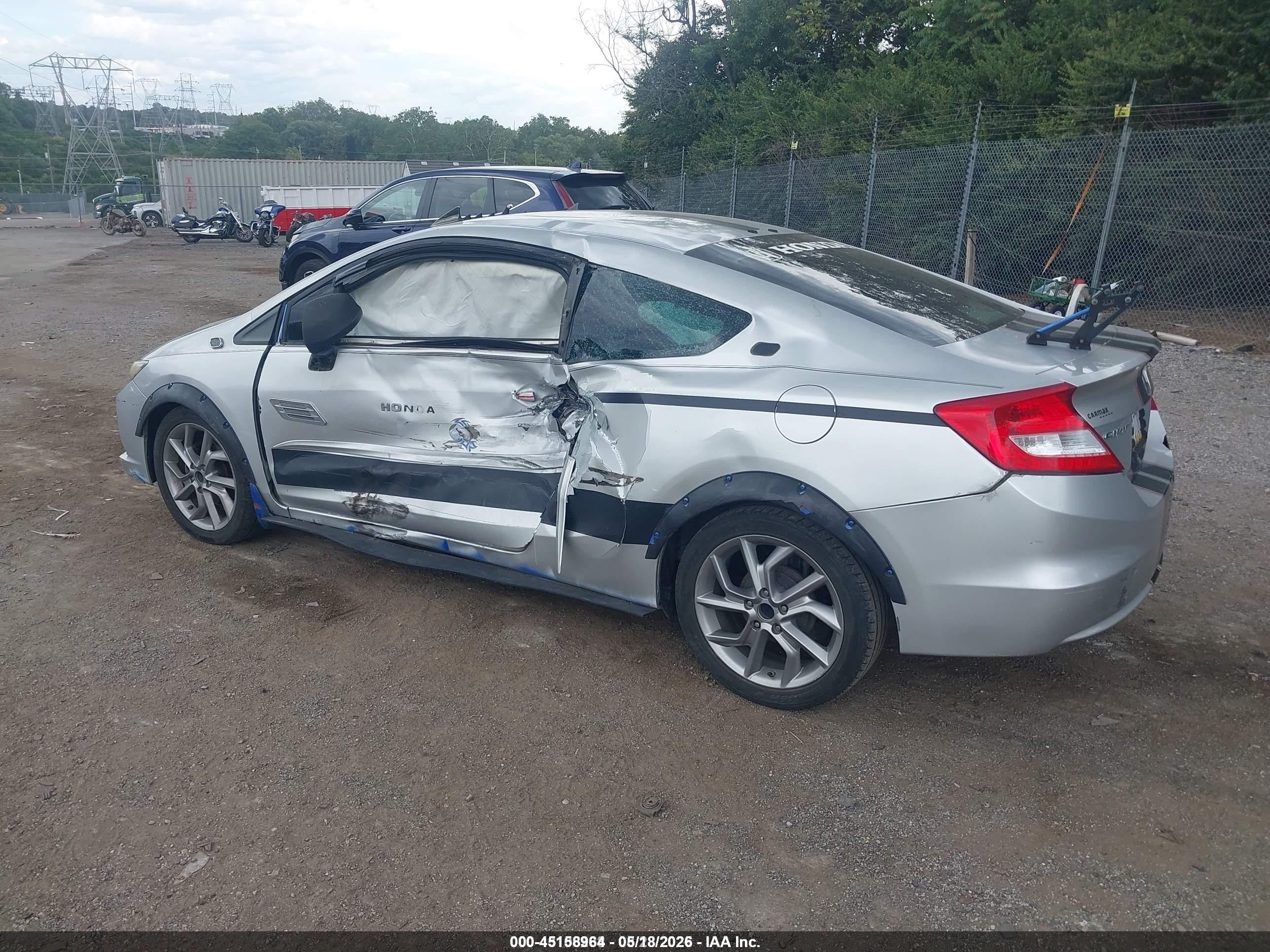 2013 Honda Civic Lx Серебряный vin: 2HGFG3B57DH508971