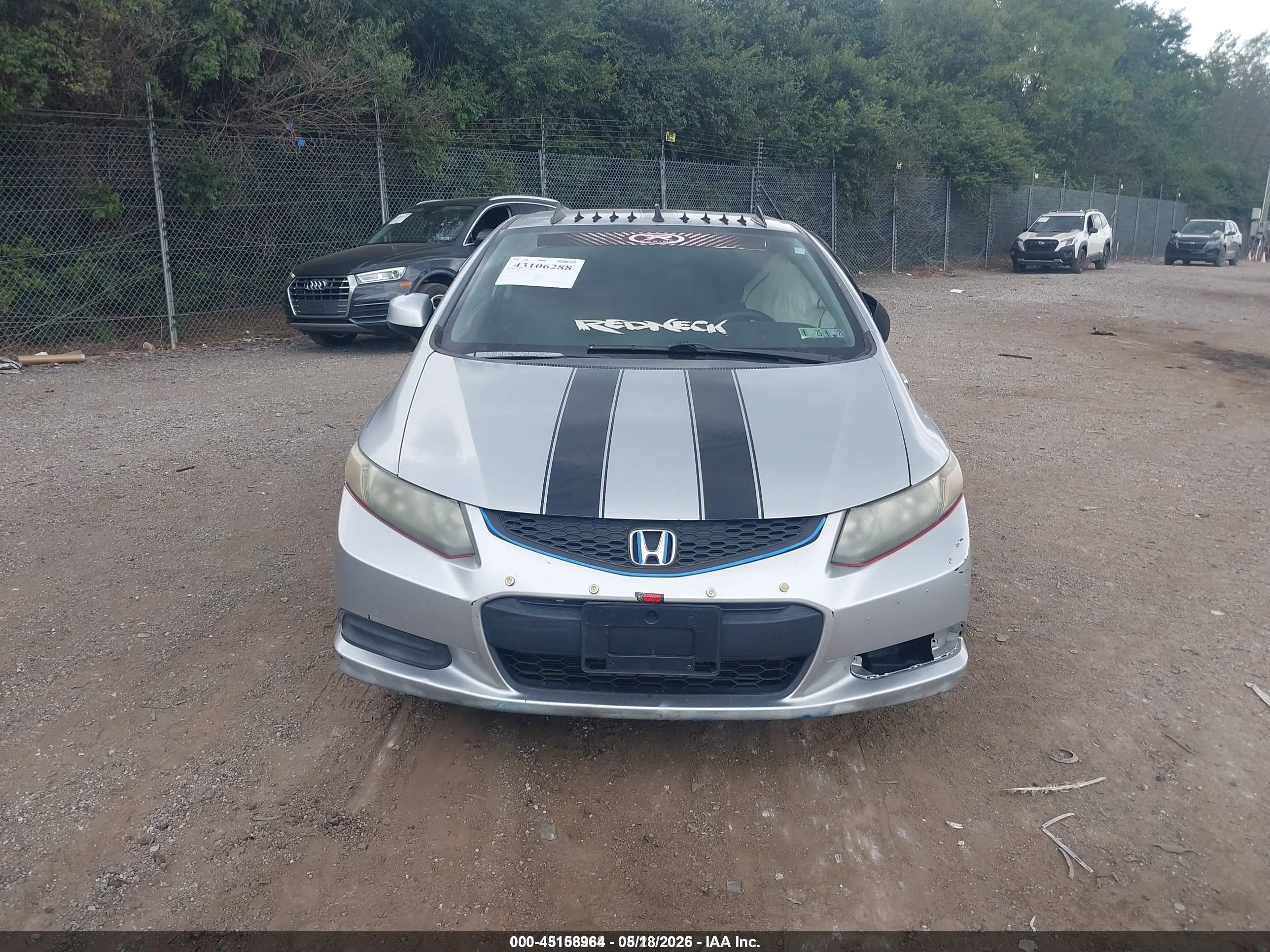2013 Honda Civic Lx Серебряный vin: 2HGFG3B57DH508971