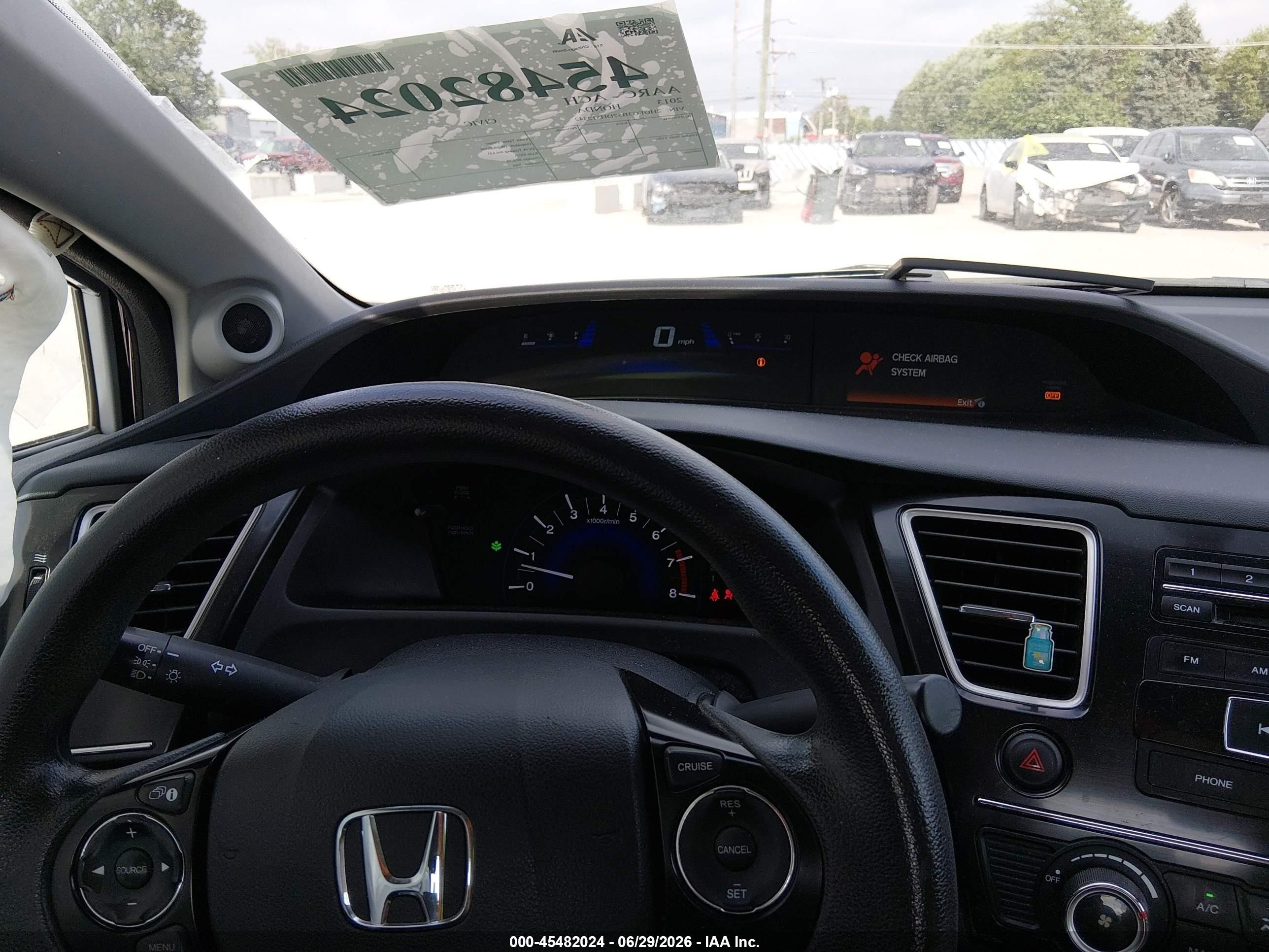 2013 Honda Civic Lx Silver vin: 2HGFG3B57DH512342