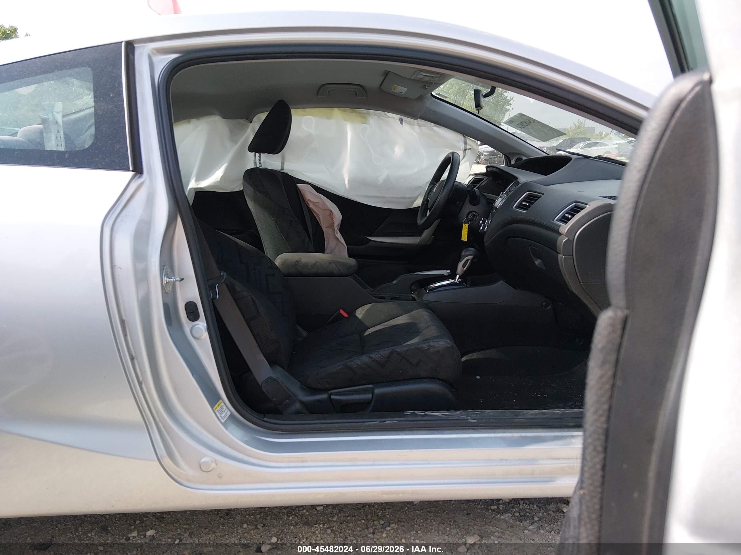 2013 Honda Civic Lx Silver vin: 2HGFG3B57DH512342