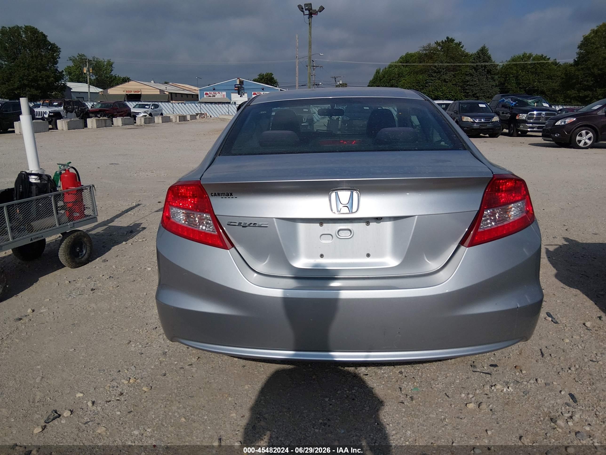 2013 Honda Civic Lx Silver vin: 2HGFG3B57DH512342