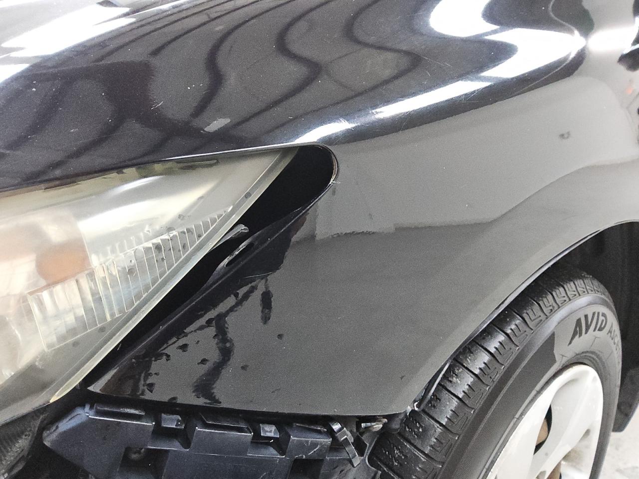 2013 Honda Civic Lx Black vin: 2HGFG3B57DH527777 Damage: Left Front Fender, Dent(S) W/ Paint Dmg, 5 To 6 Inches