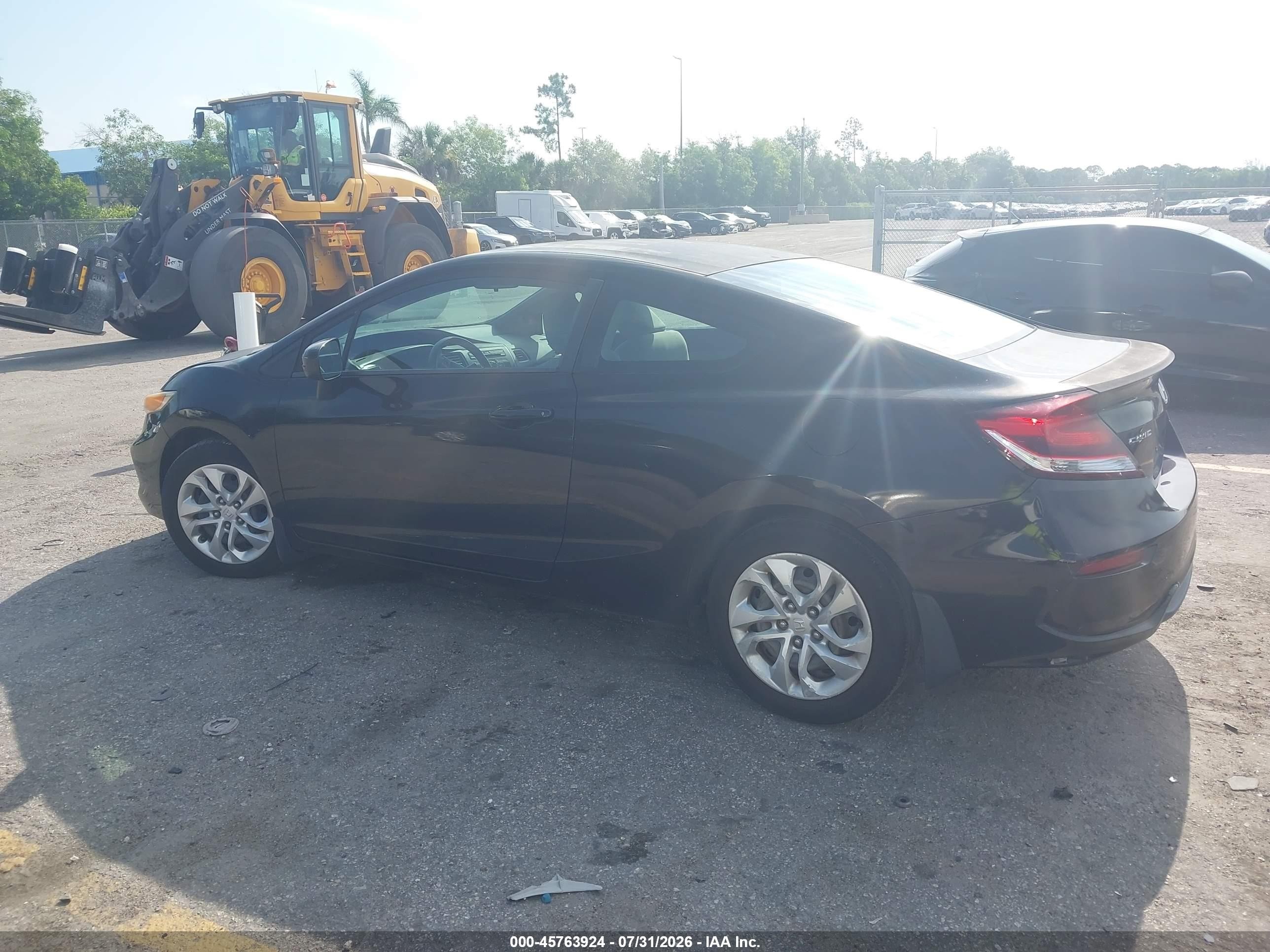 2014 Honda Civic Lx Black vin: 2HGFG3B57EH507093