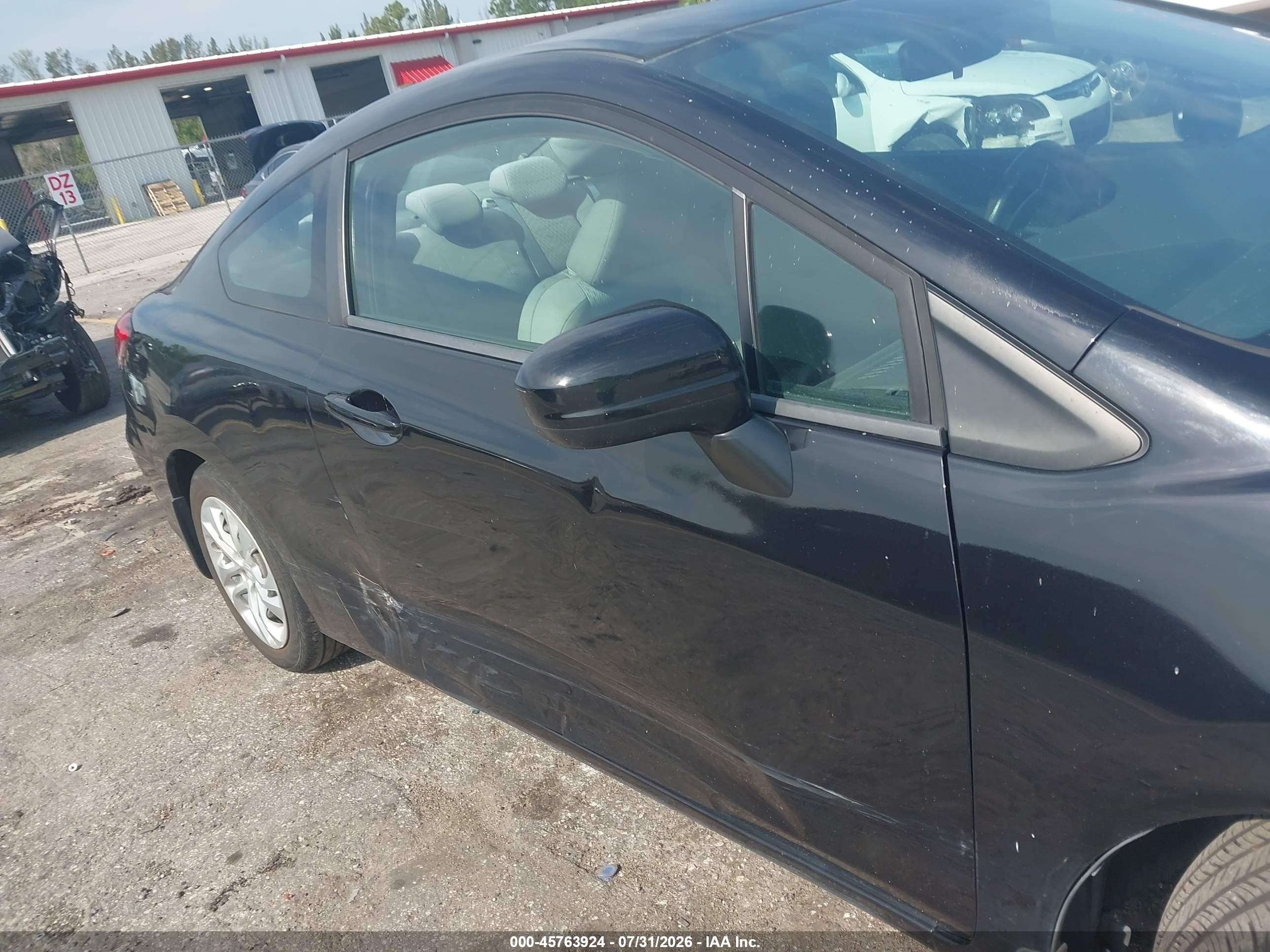 2014 Honda Civic Lx Black vin: 2HGFG3B57EH507093