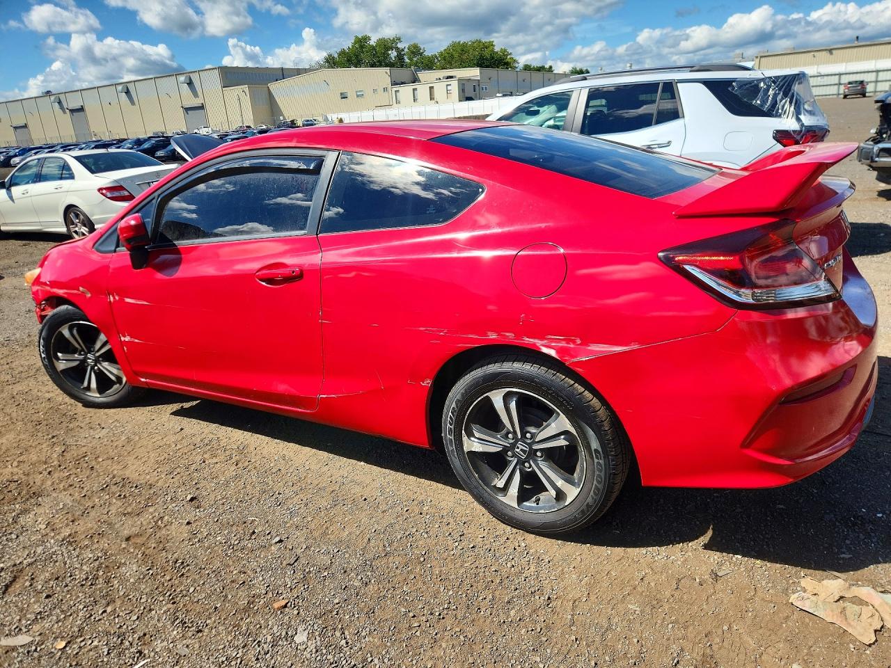 2015 Honda Civic Lx Красный vin: 2HGFG3B57FH501084