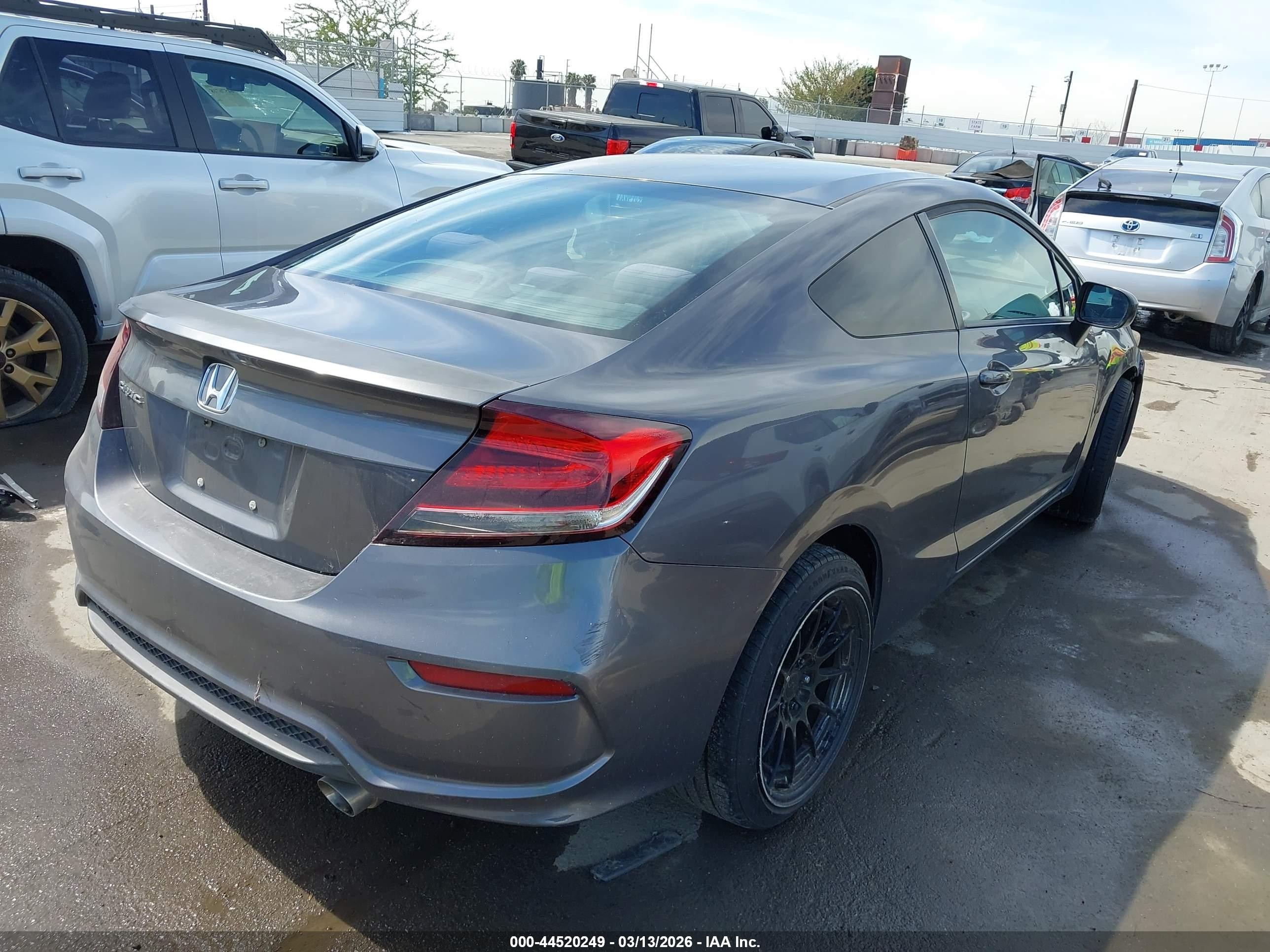 2015 Honda Civic Lx Gray vin: 2HGFG3B57FH507449