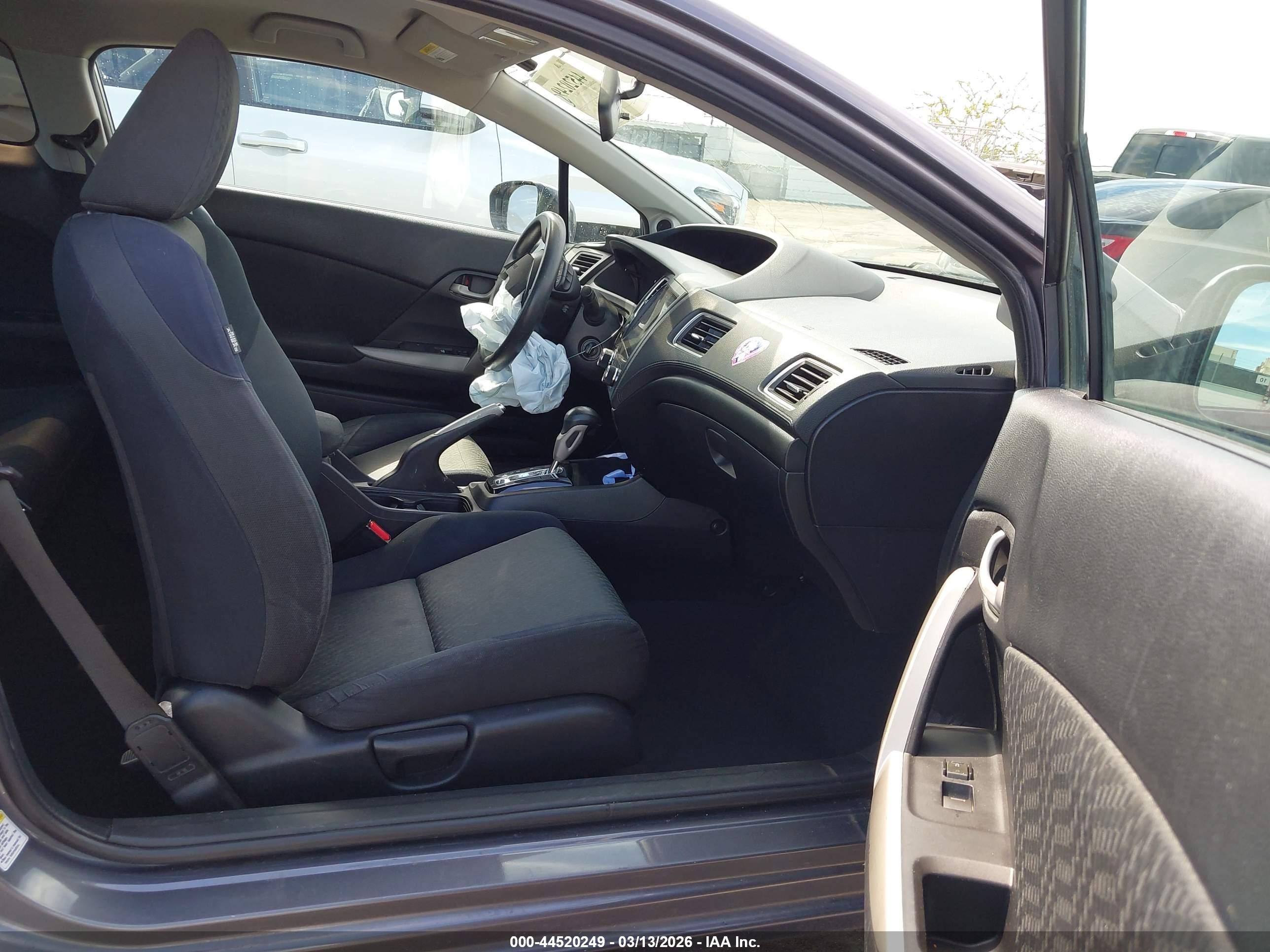 2015 Honda Civic Lx Gray vin: 2HGFG3B57FH507449