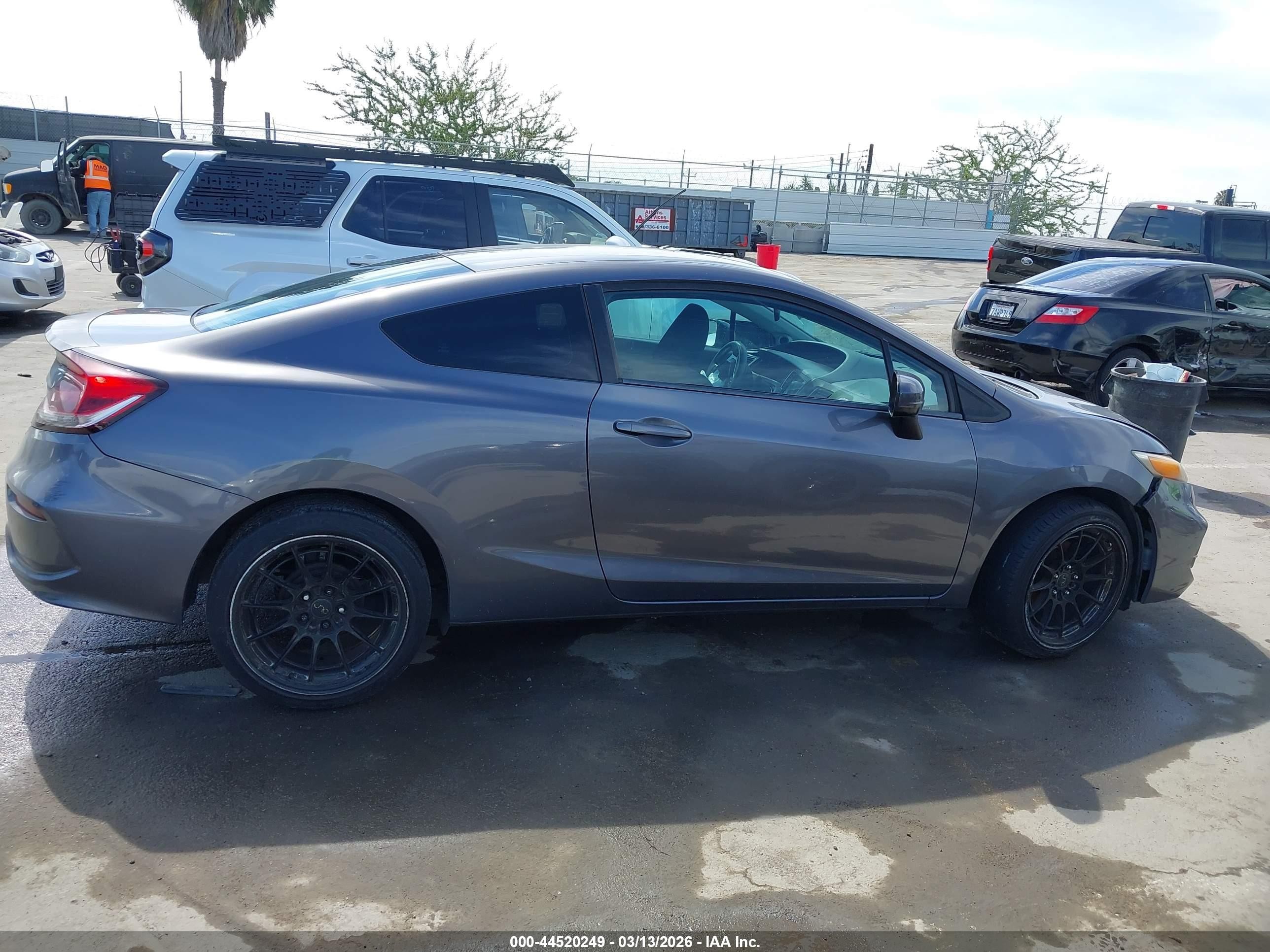 2015 Honda Civic Lx Gray vin: 2HGFG3B57FH507449