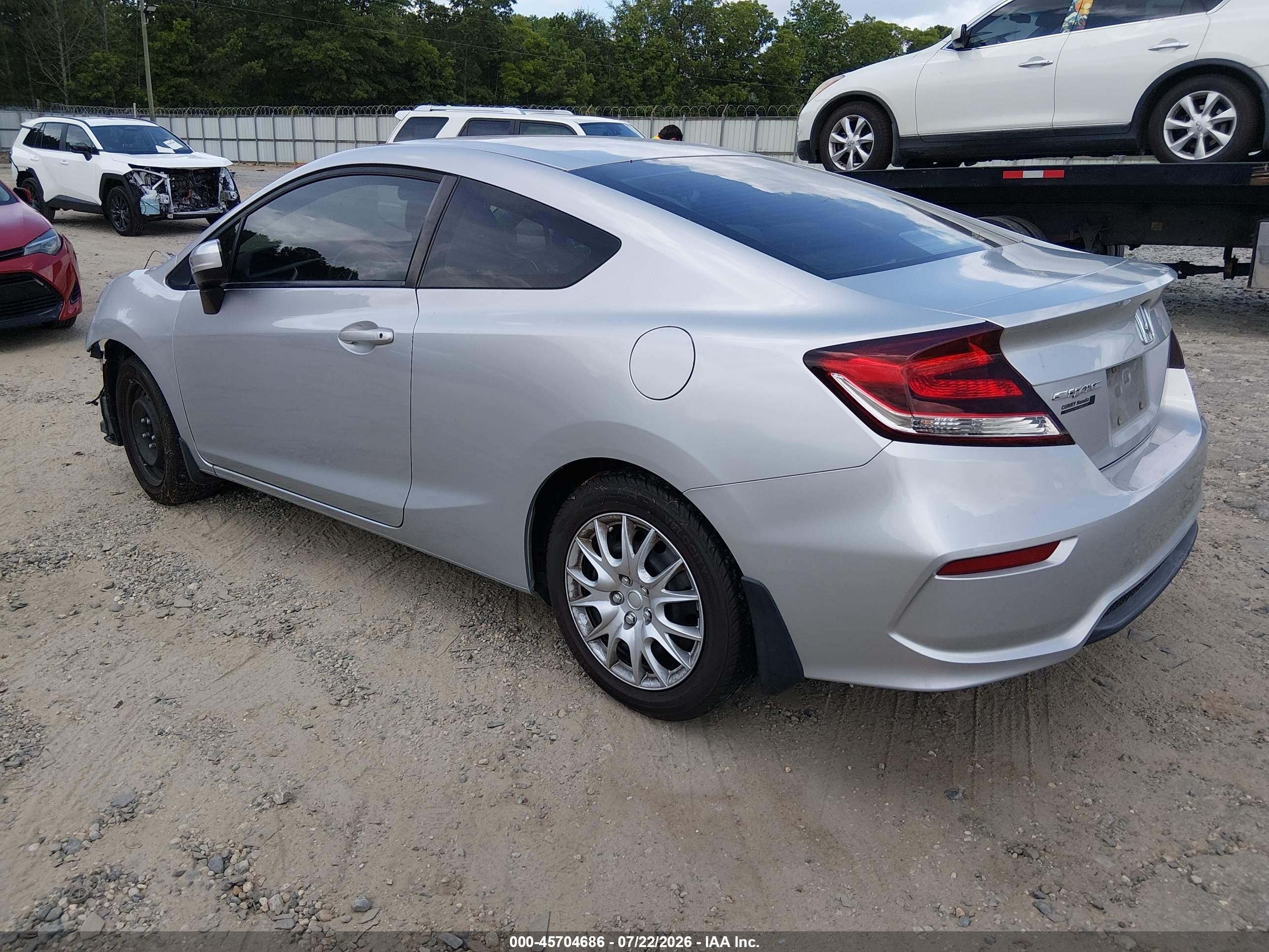 2015 Honda Civic Lx Silver vin: 2HGFG3B57FH509749