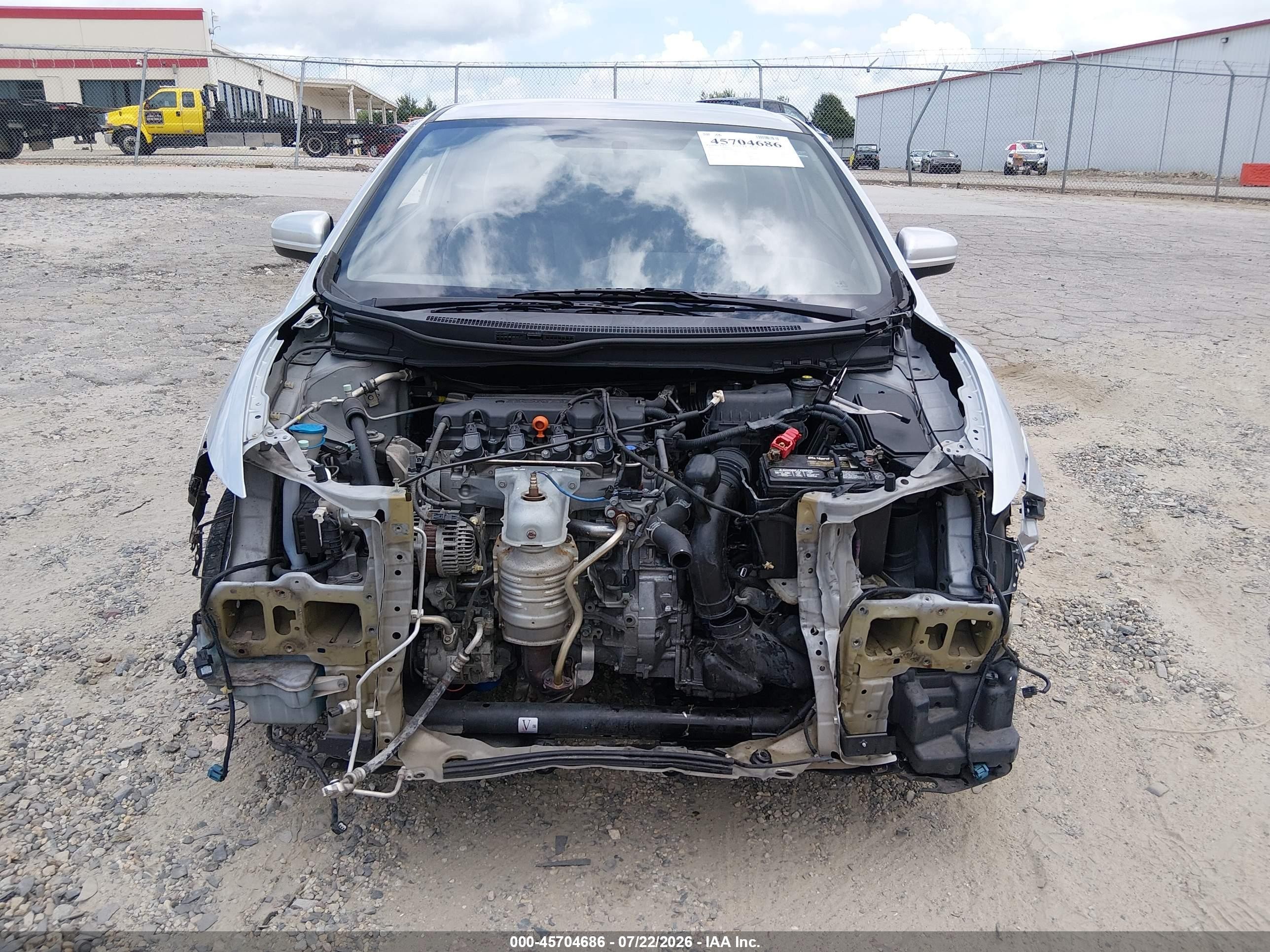 2015 Honda Civic Lx Silver vin: 2HGFG3B57FH509749