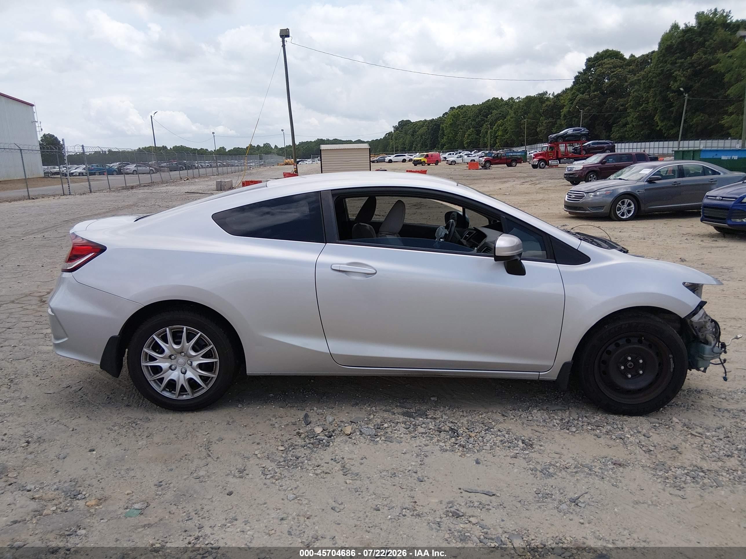2015 Honda Civic Lx Silver vin: 2HGFG3B57FH509749