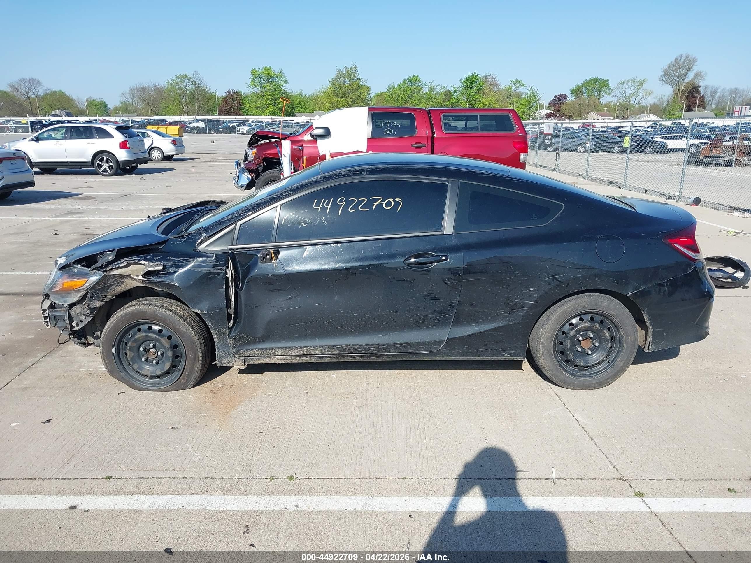 2015 Honda Civic Lx Black vin: 2HGFG3B57FH512313