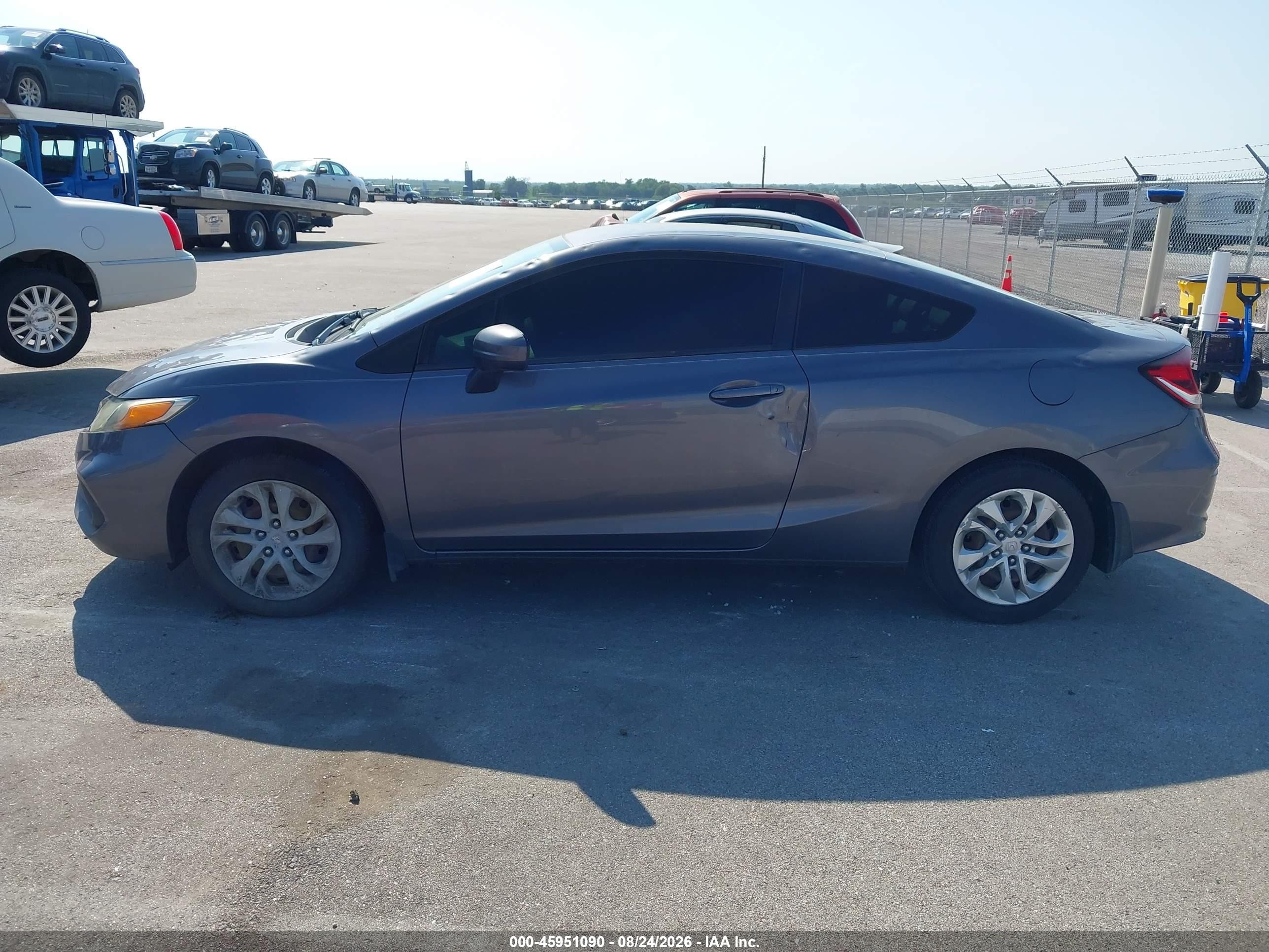 2015 Honda Civic Lx Серый vin: 2HGFG3B57FH512523