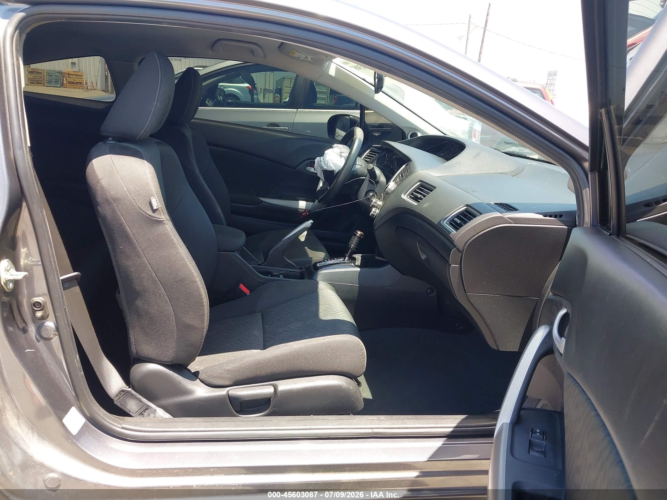 2015 Honda Civic Lx Gray vin: 2HGFG3B57FH519651