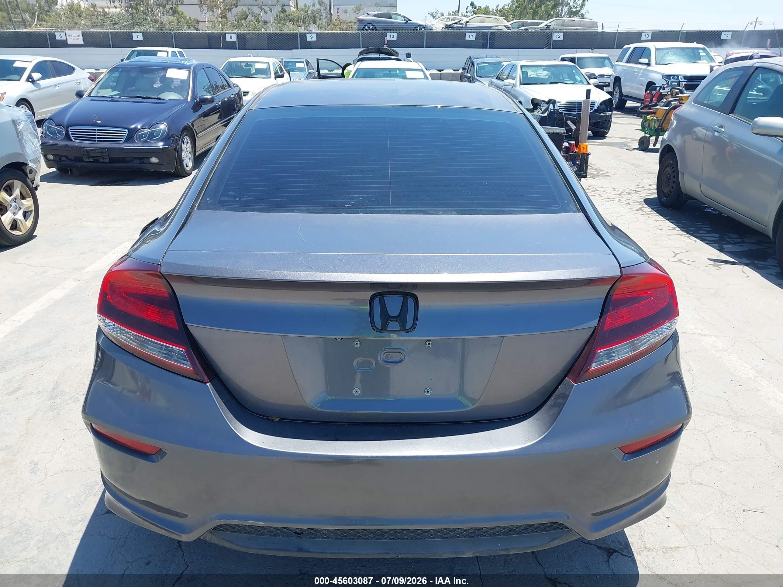 2015 Honda Civic Lx Gray vin: 2HGFG3B57FH519651