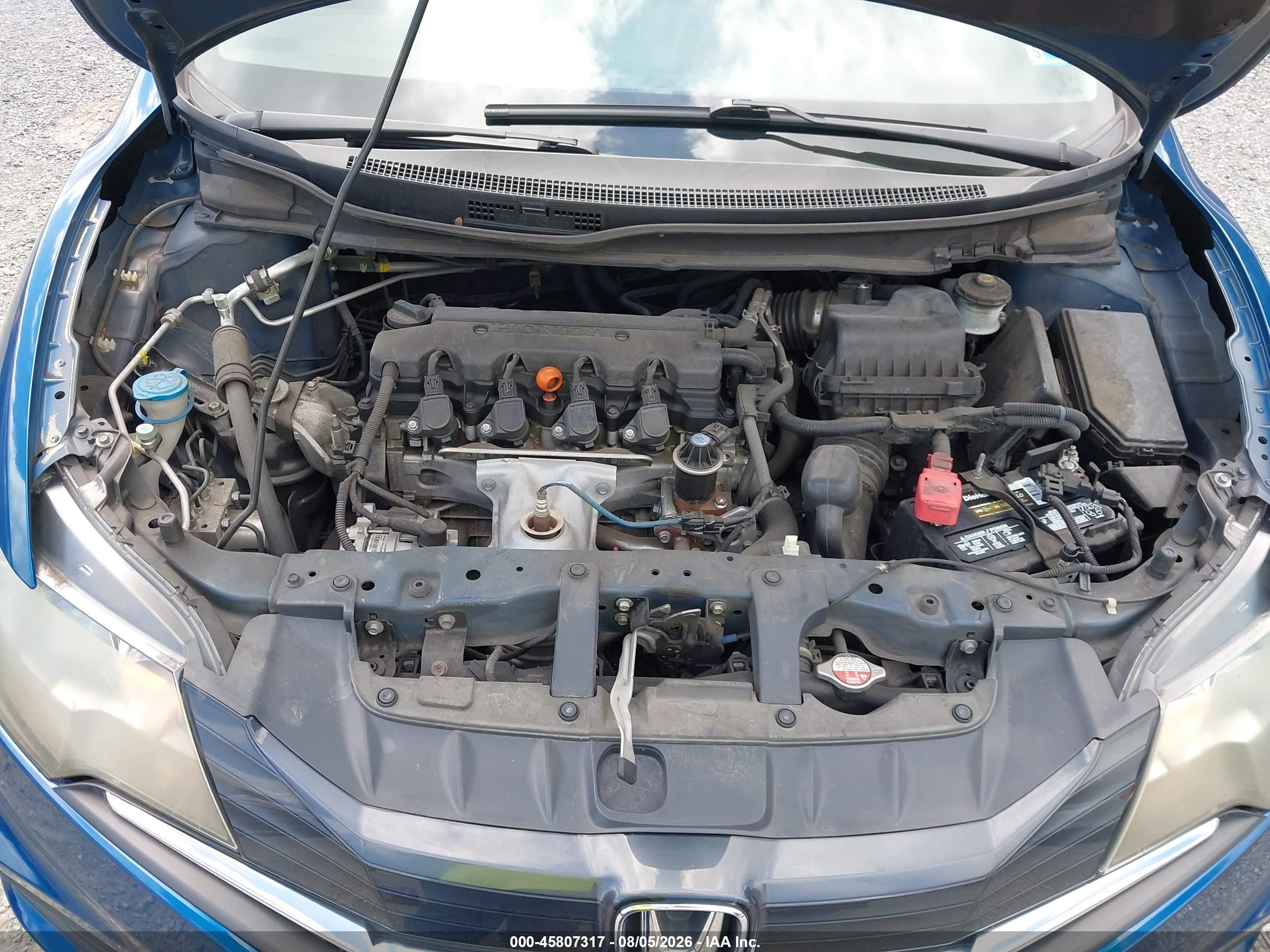2015 Honda Civic Lx Blue vin: 2HGFG3B57FH524672