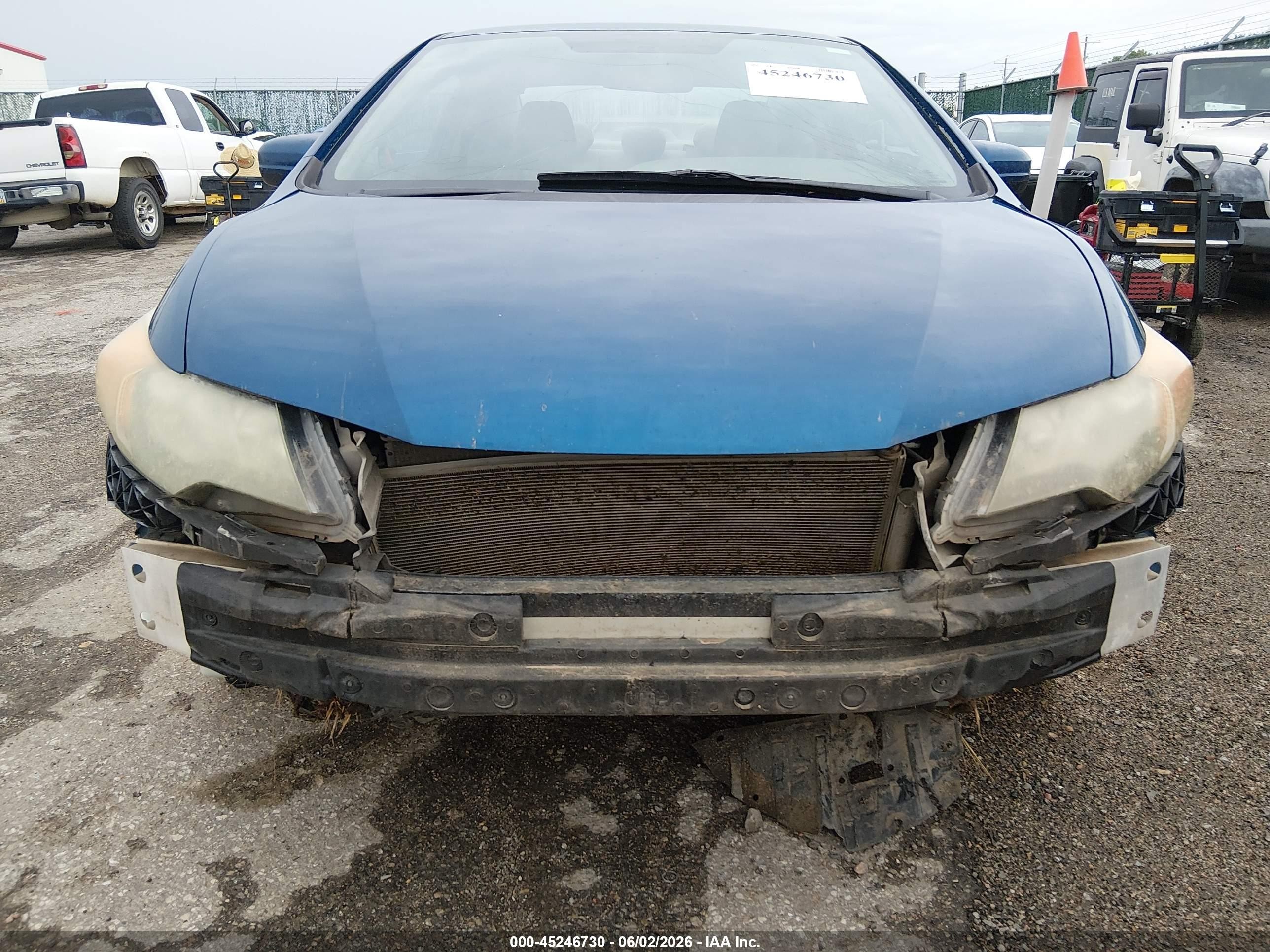 2015 Honda Civic Lx Blue vin: 2HGFG3B57FH531685