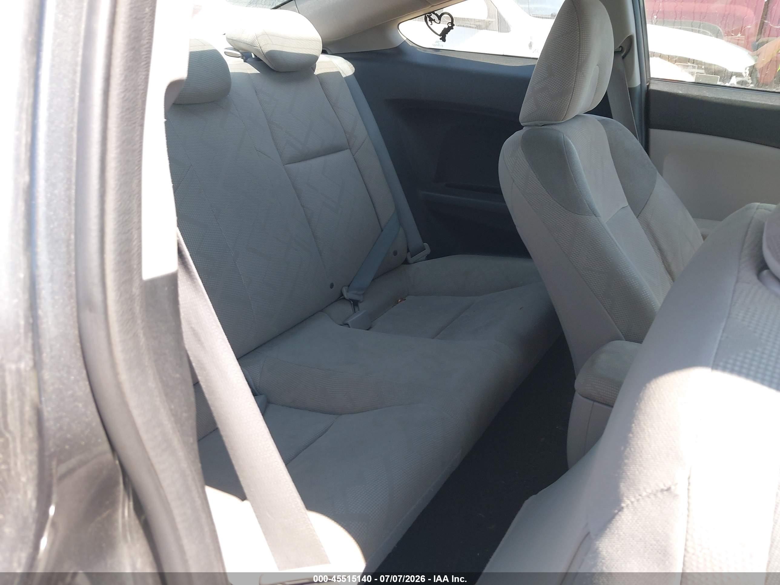 2012 Honda Civic Lx Gray vin: 2HGFG3B58CH511666