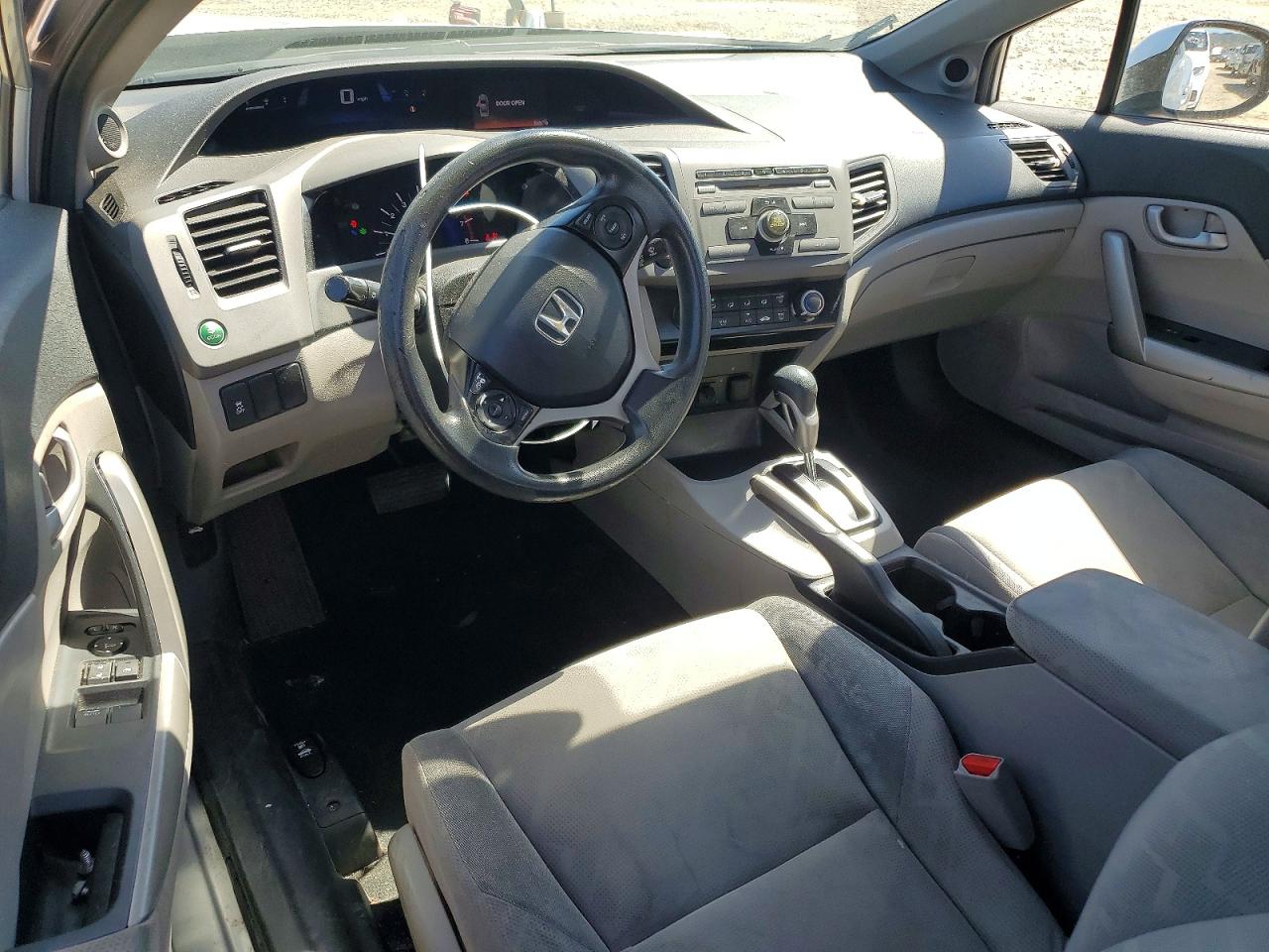 2012 Honda Civic Lx Серебряный vin: 2HGFG3B58CH525776