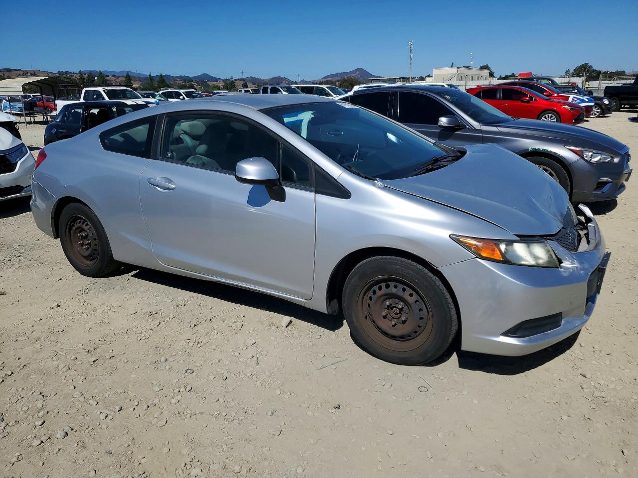 2012 Honda Civic Lx Серебряный vin: 2HGFG3B58CH525776