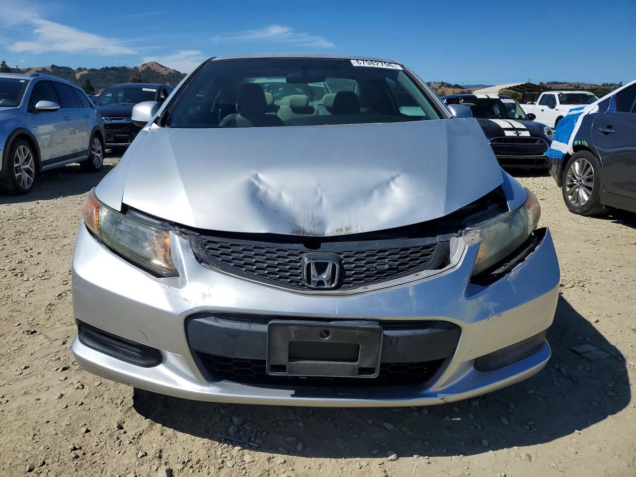 2012 Honda Civic Lx Серебряный vin: 2HGFG3B58CH525776