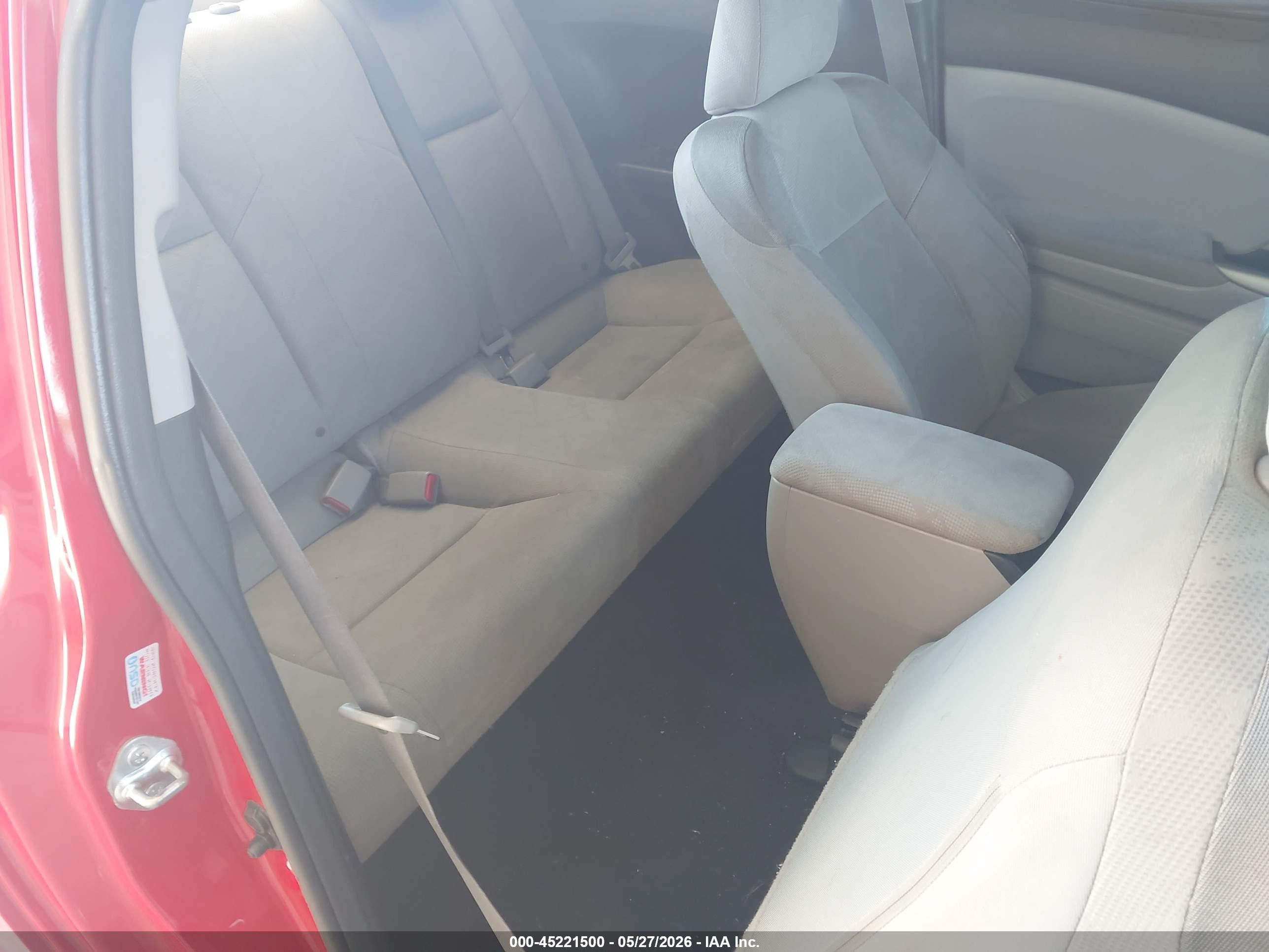 2012 Honda Civic Lx Red vin: 2HGFG3B58CH525888