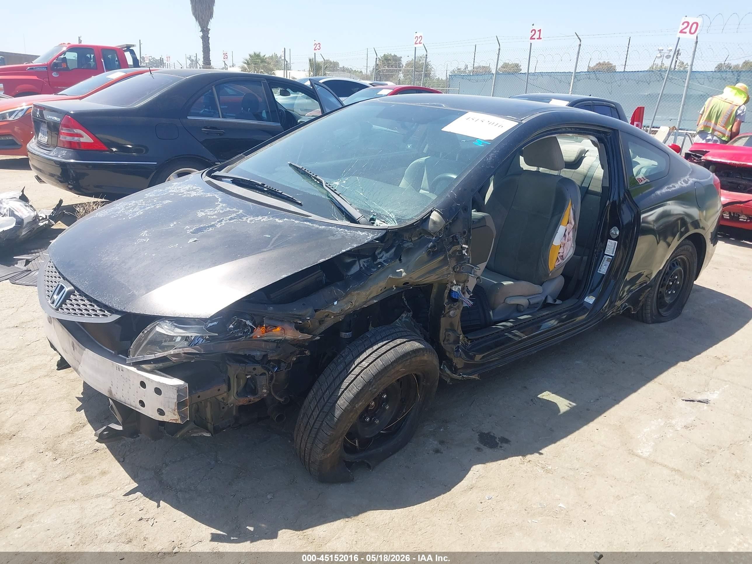 2012 Honda Civic Lx Black vin: 2HGFG3B58CH540567