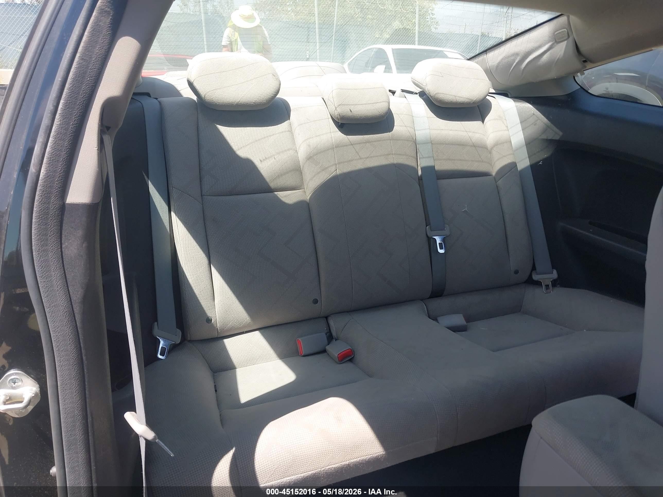 2012 Honda Civic Lx Black vin: 2HGFG3B58CH540567