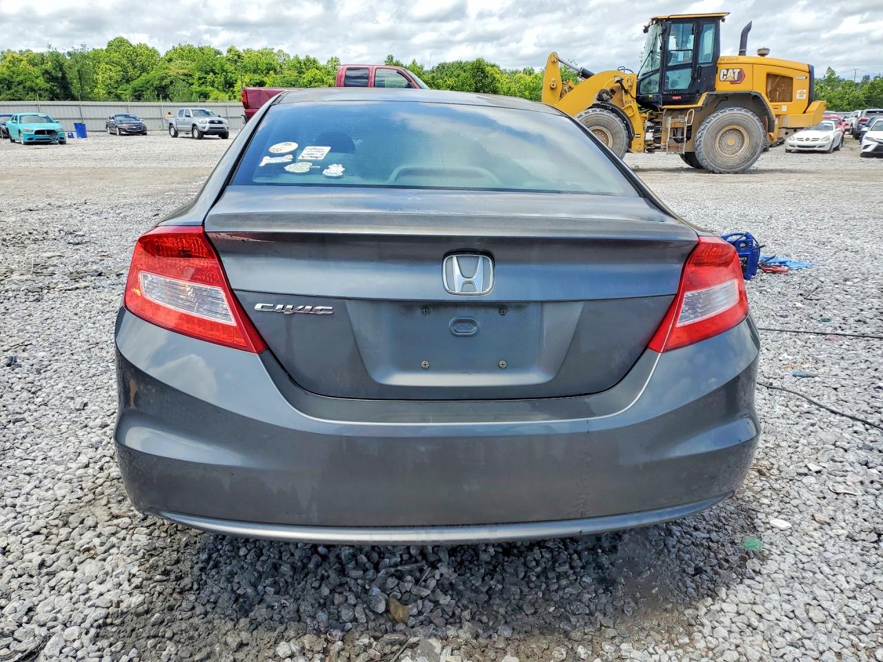 2012 Honda Civic Lx Gray vin: 2HGFG3B58CH550368