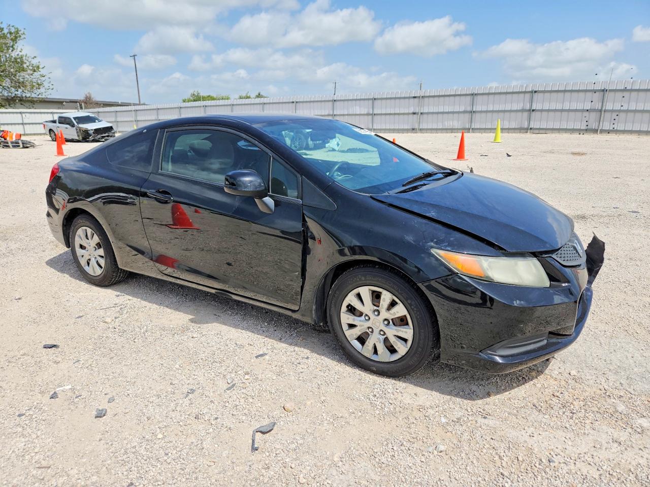 2012 Honda Civic Lx Черный vin: 2HGFG3B58CH551763