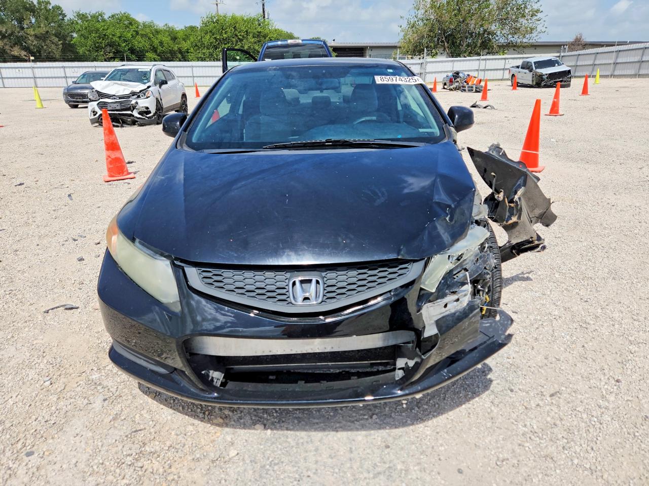2012 Honda Civic Lx Черный vin: 2HGFG3B58CH551763